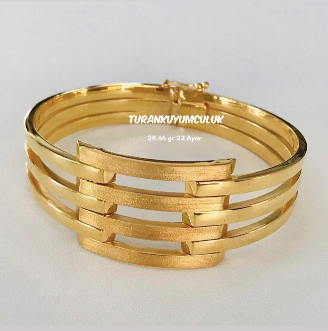22 Ayar Kelepçe29,46 Gr - 22 Ayar