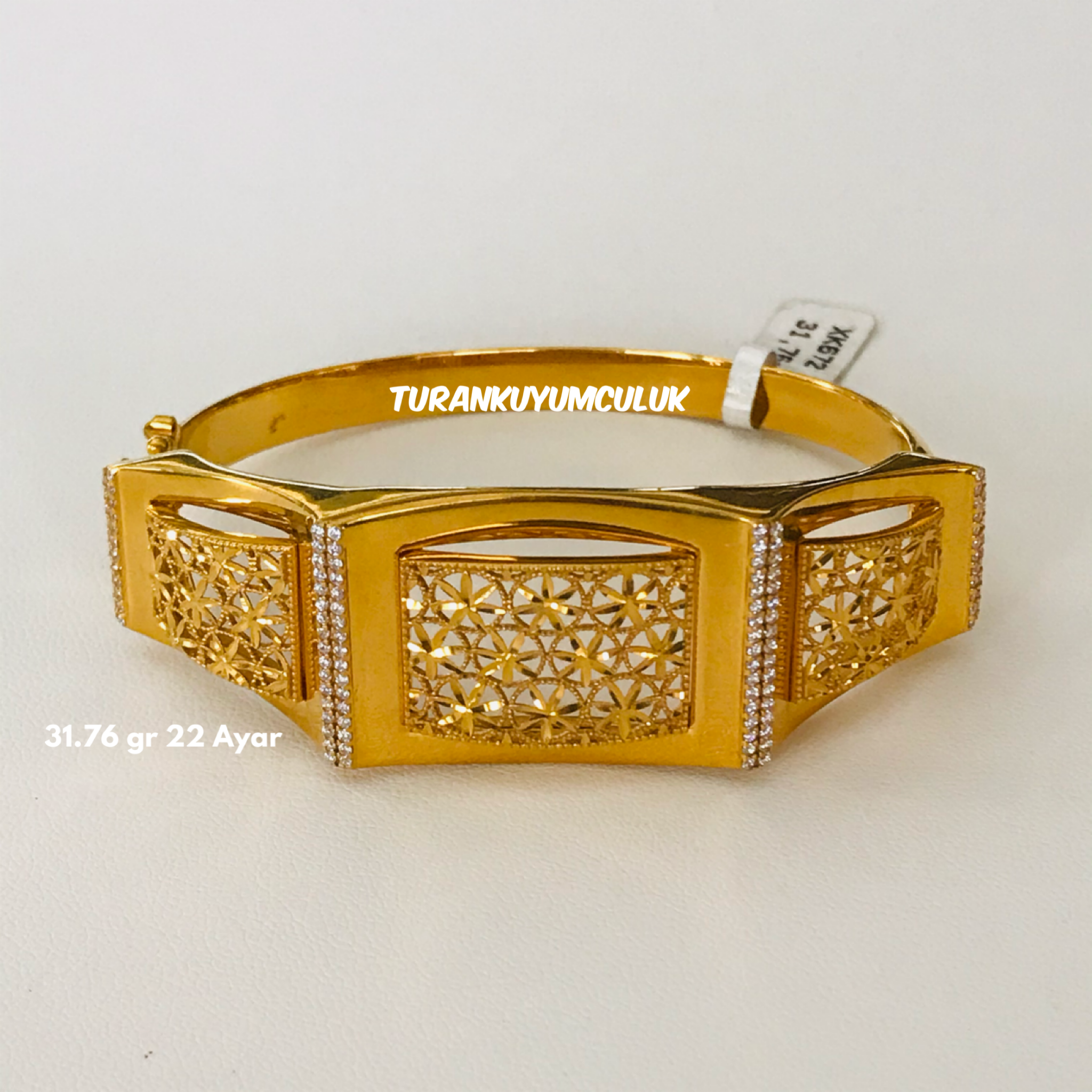 22 Ayar Kelepçe31,76 Gr - 22 Ayar