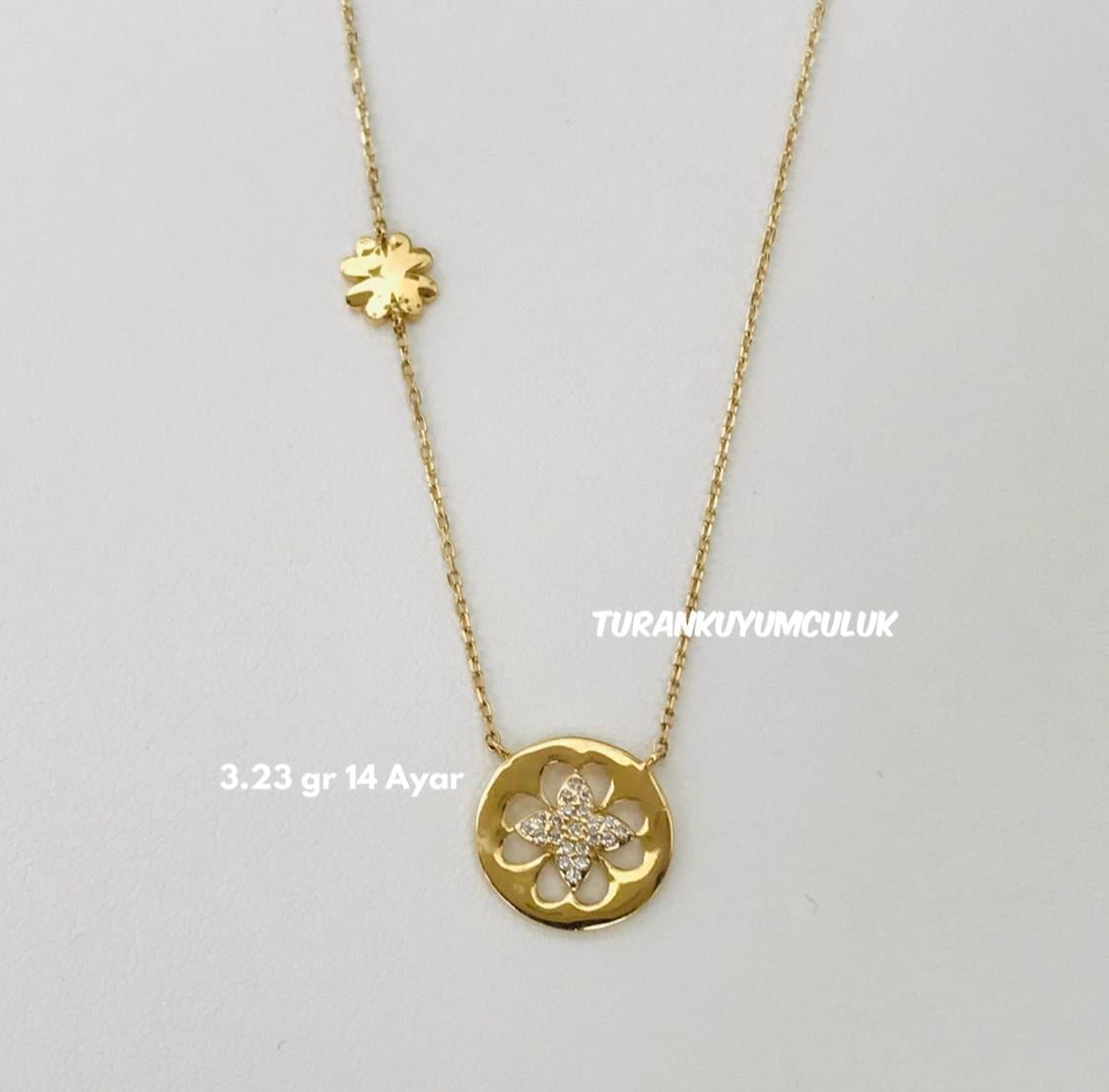 14 Ayar Kolye3,23 Gr - 14 Ayar