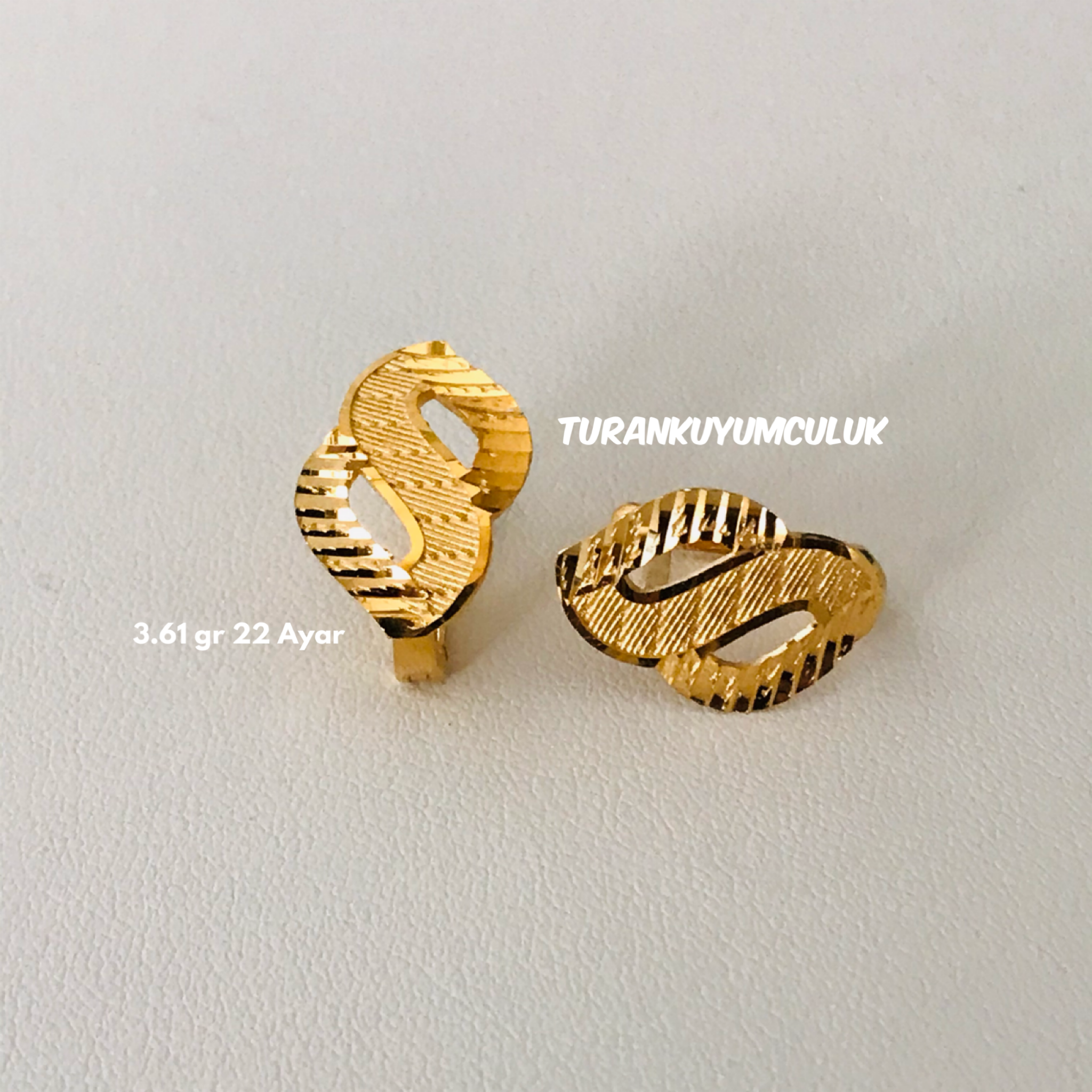22 Ayar Küpe3,61 Gr - 22 Ayar