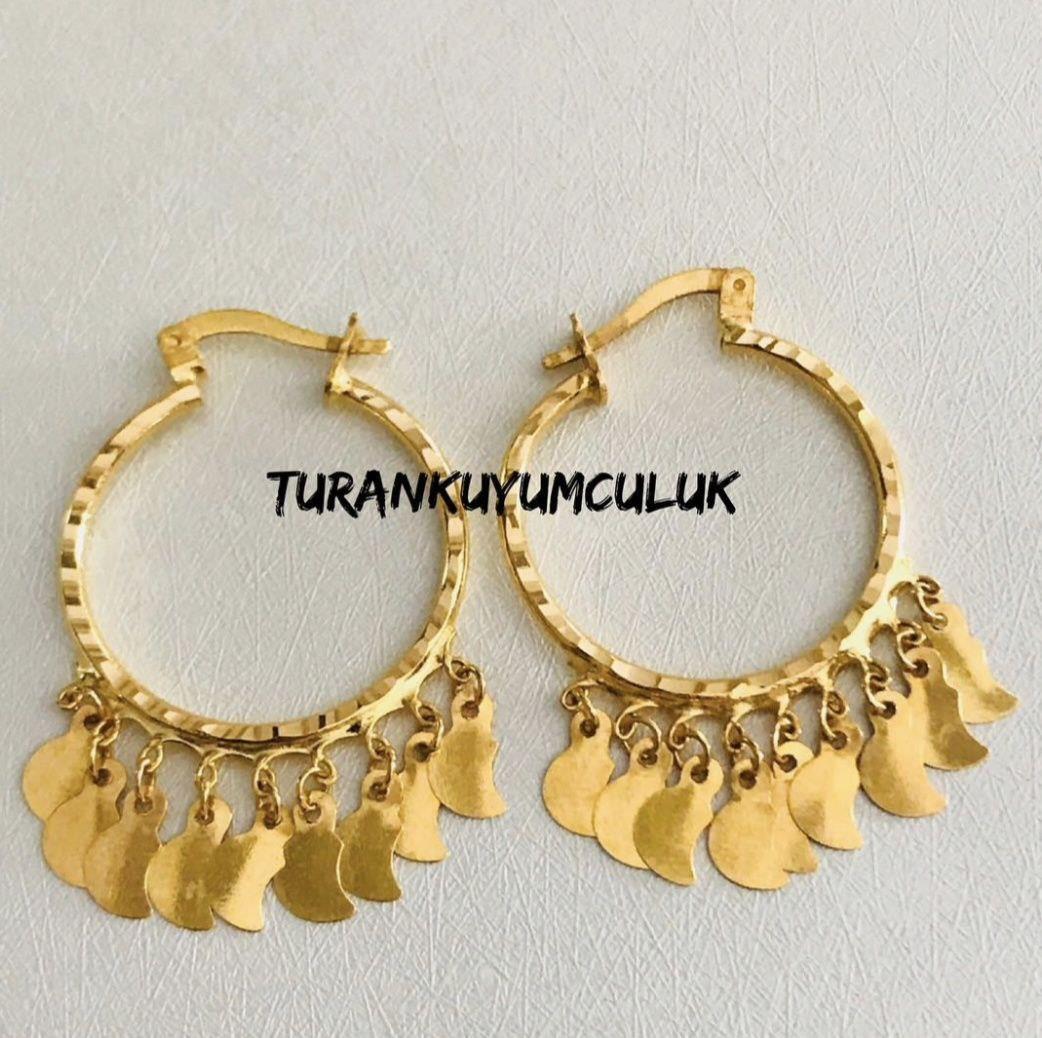 22 Ayar Küpe3,73 Gr - 22 Ayar