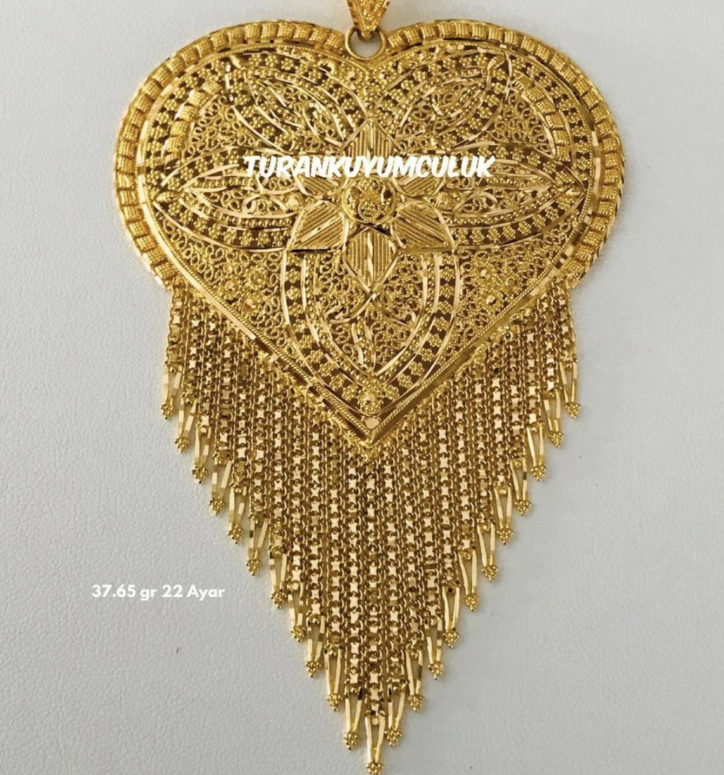 22 Ayar Kolye Ucu37,65 Gr - 22 Ayar