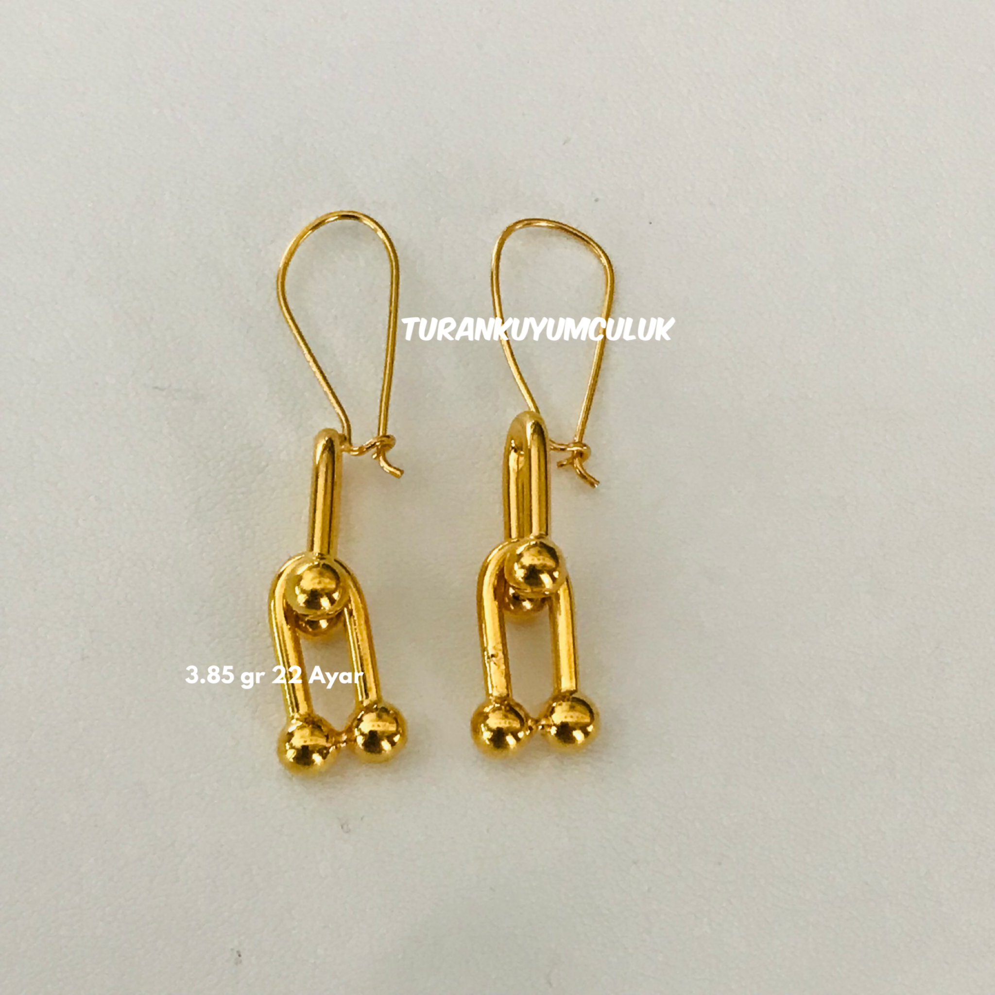 22 Ayar Küpe3,85 Gr - 22 Ayar