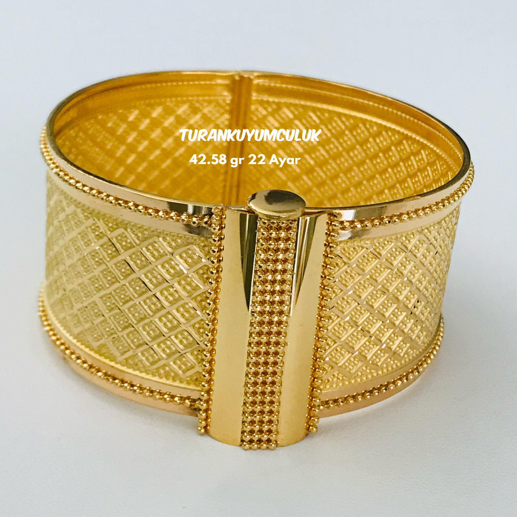 22 Ayar Kelepçe42,58 Gr - 22 Ayar