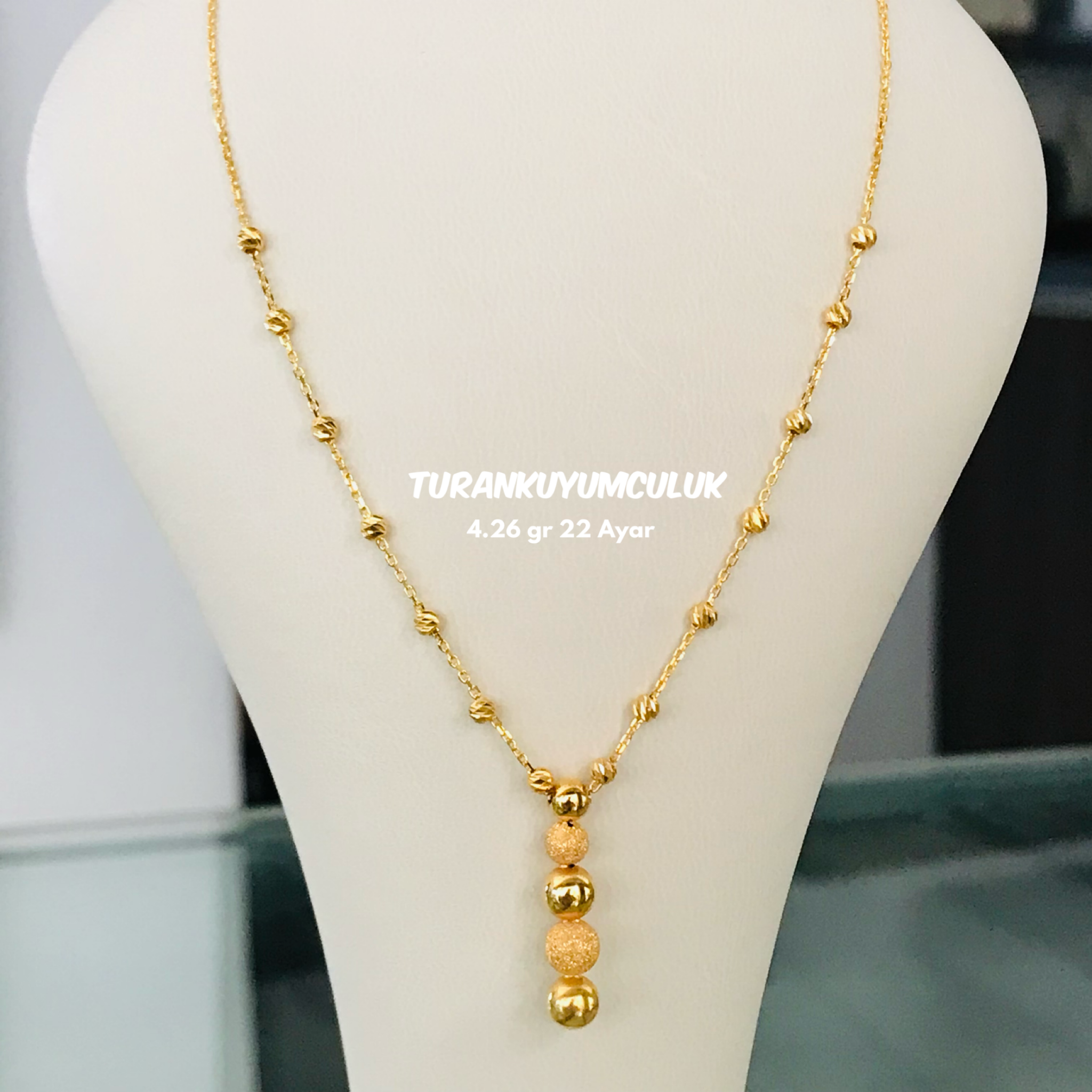 22 Ayar Kolye4,26 Gr - 22 Ayar