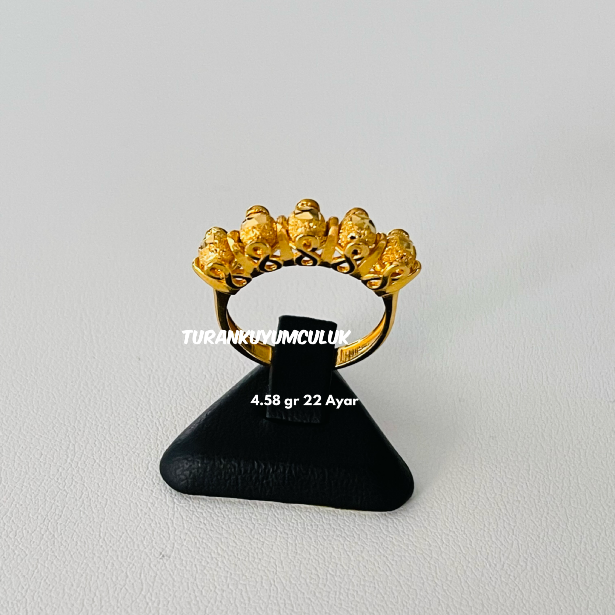 22 Ayar Beştaş4,58 Gr - 22 Ayar