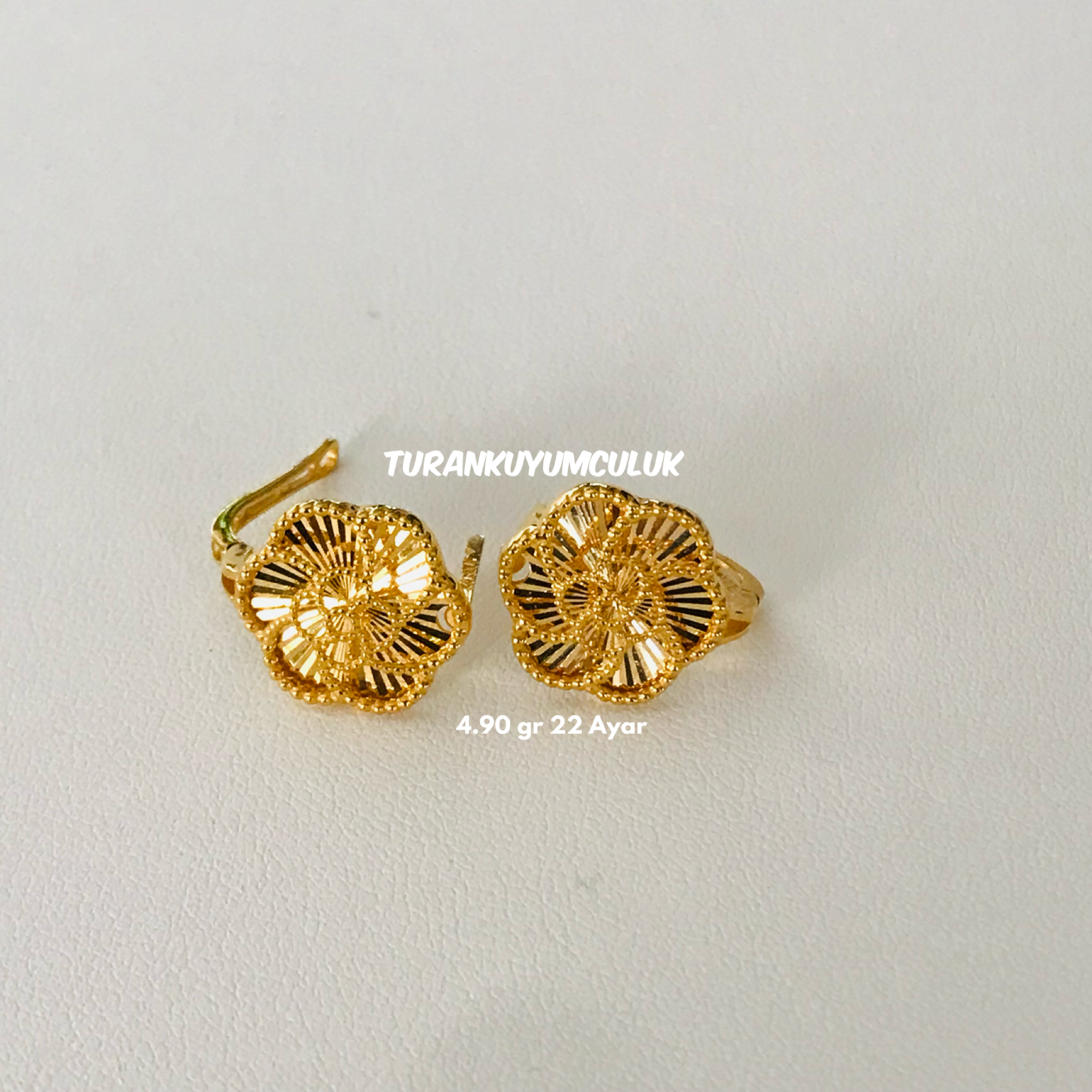 22 Ayar Küpe4,90 Gr - 22 Ayar