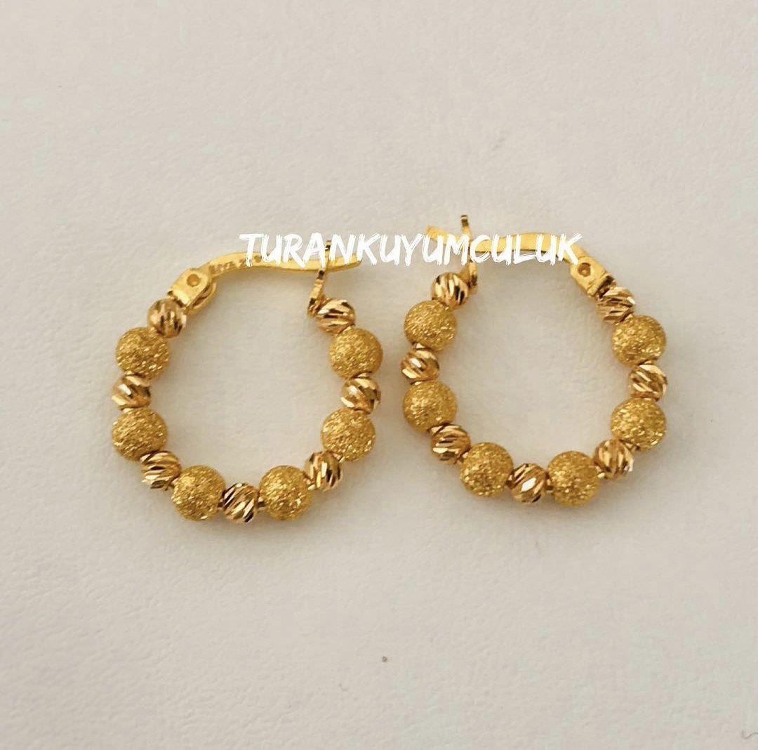 22 Ayar Küpe5,10 Gr - 22 Ayar