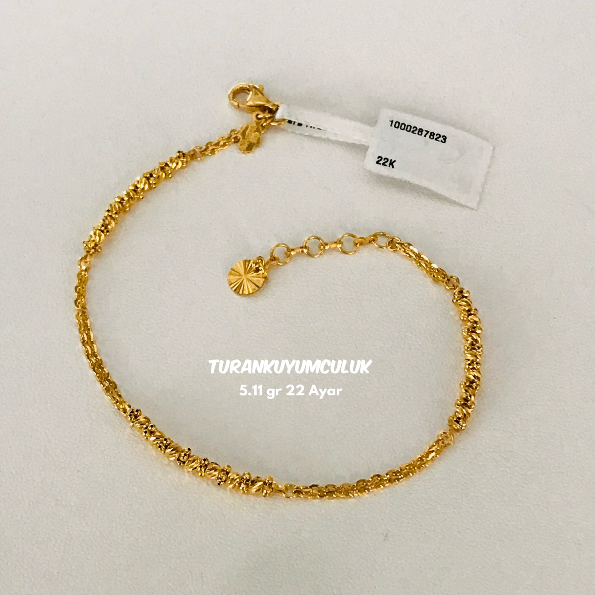 22 Ayar Bileklik5,11 Gr - 22 Ayar
