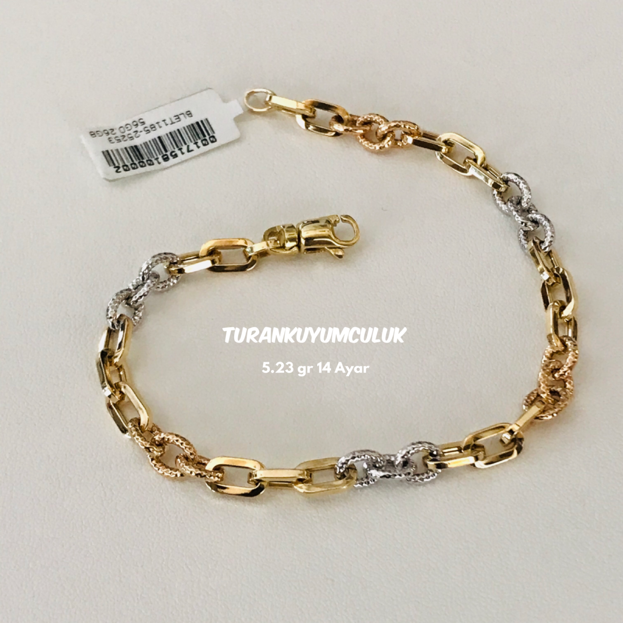14 Ayar Bileklik5,23 Gr - 14 Ayar