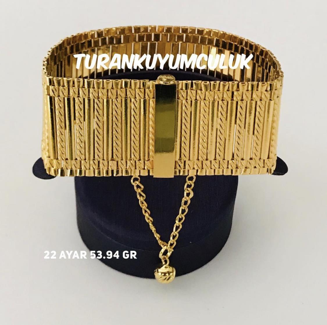 22 Ayar Bileklik53,94 Gr - 22 Ayar