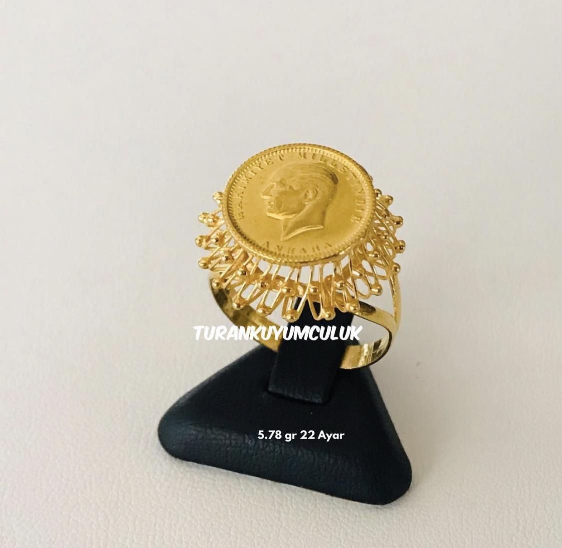 22 Ayar Altın Yüzükler5,78 Gr - 22 Ayar