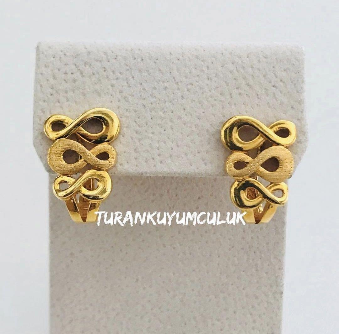 22 Ayar Küpe6,39 Gr - 22 Ayar
