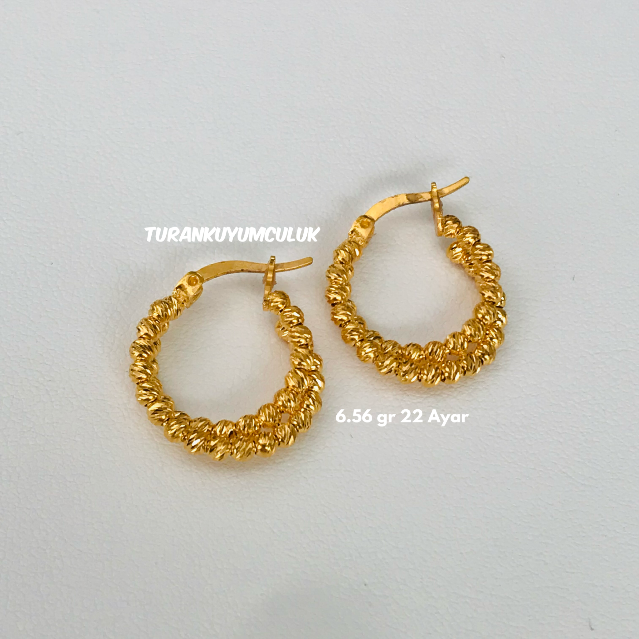 22 Ayar Küpe6,56 Gr - 22 Ayar