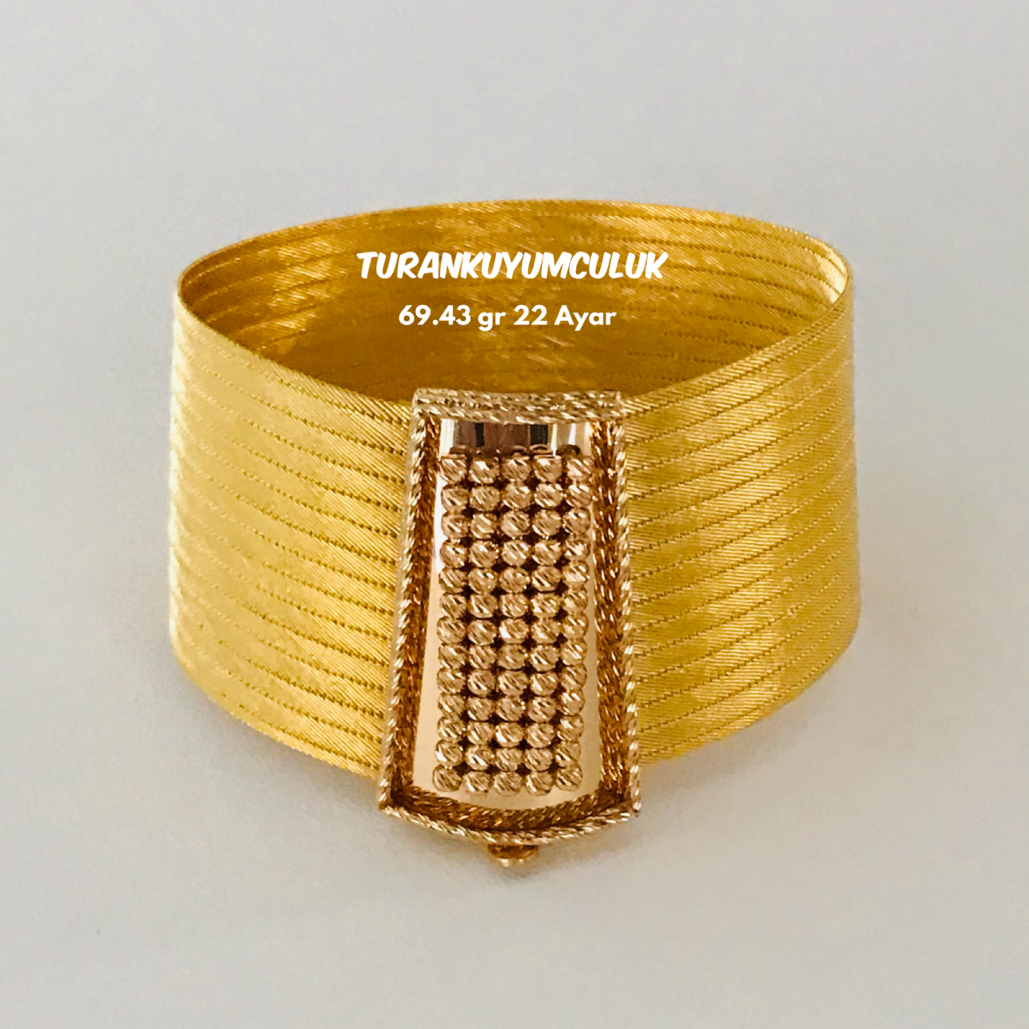22 Ayar Kelepçe69,43 Gr - 22 Ayar