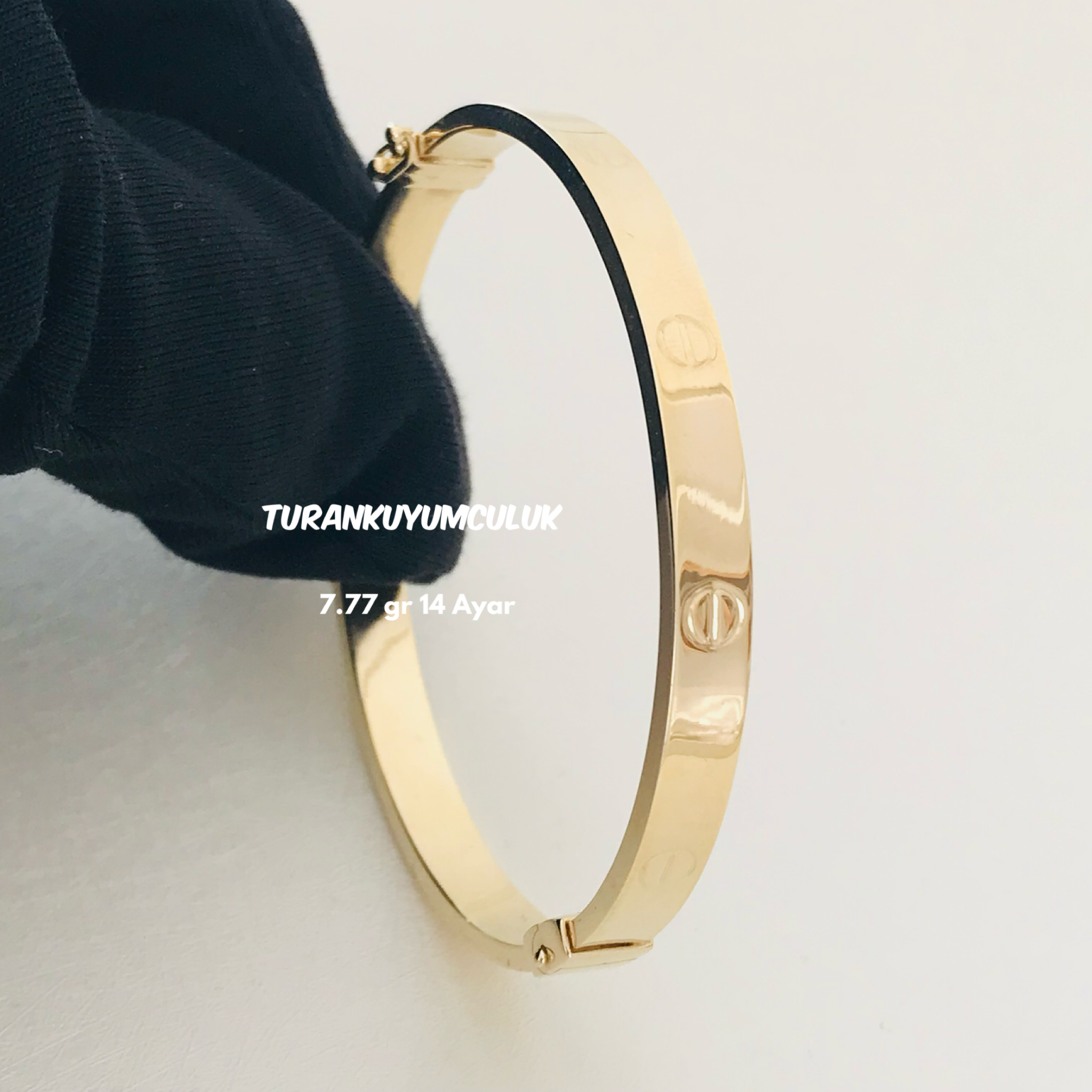 14 Ayar Kelepçe7.77 Gr - 14 Ayar