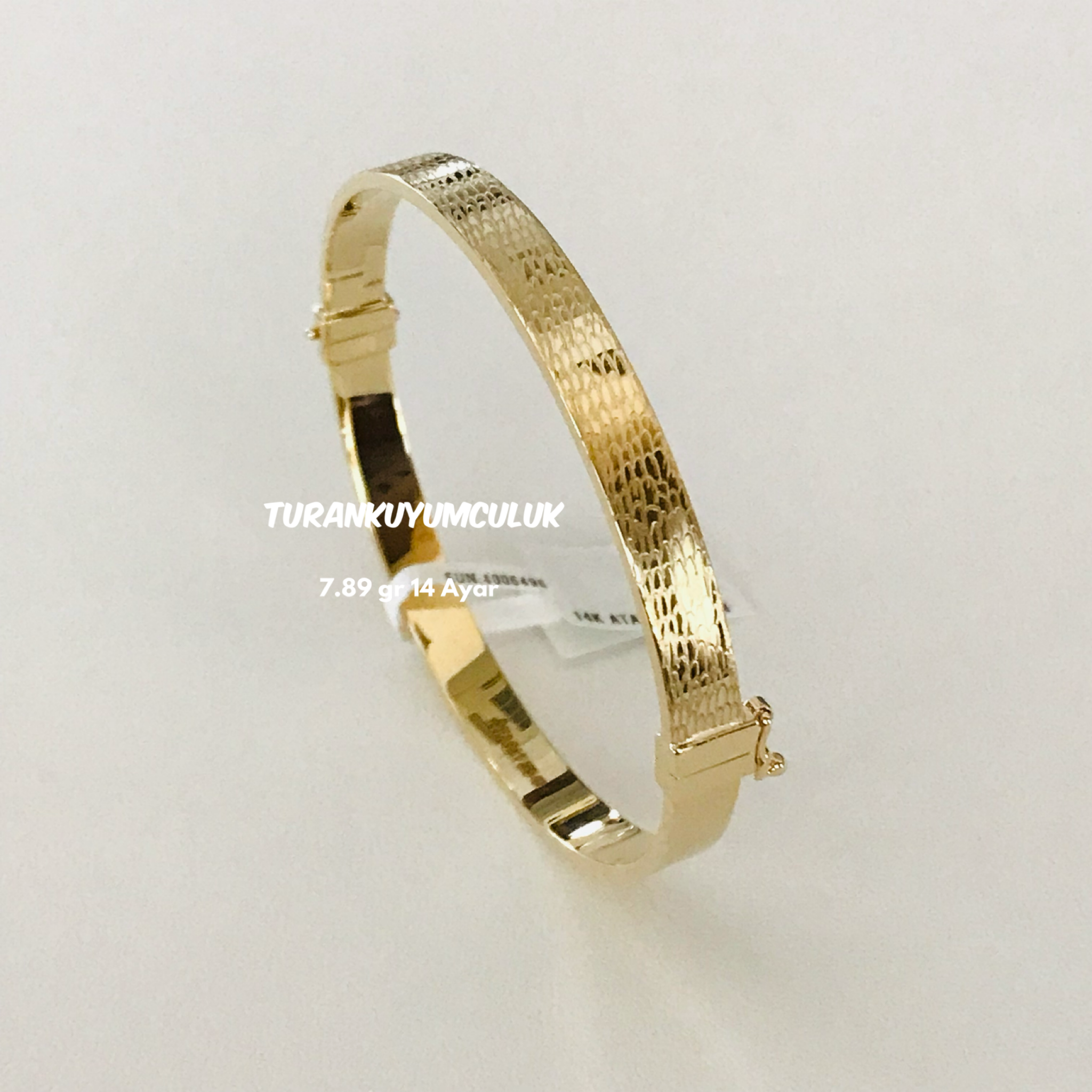 14 Ayar Kelepçe7,89 Gr - 14 Ayar