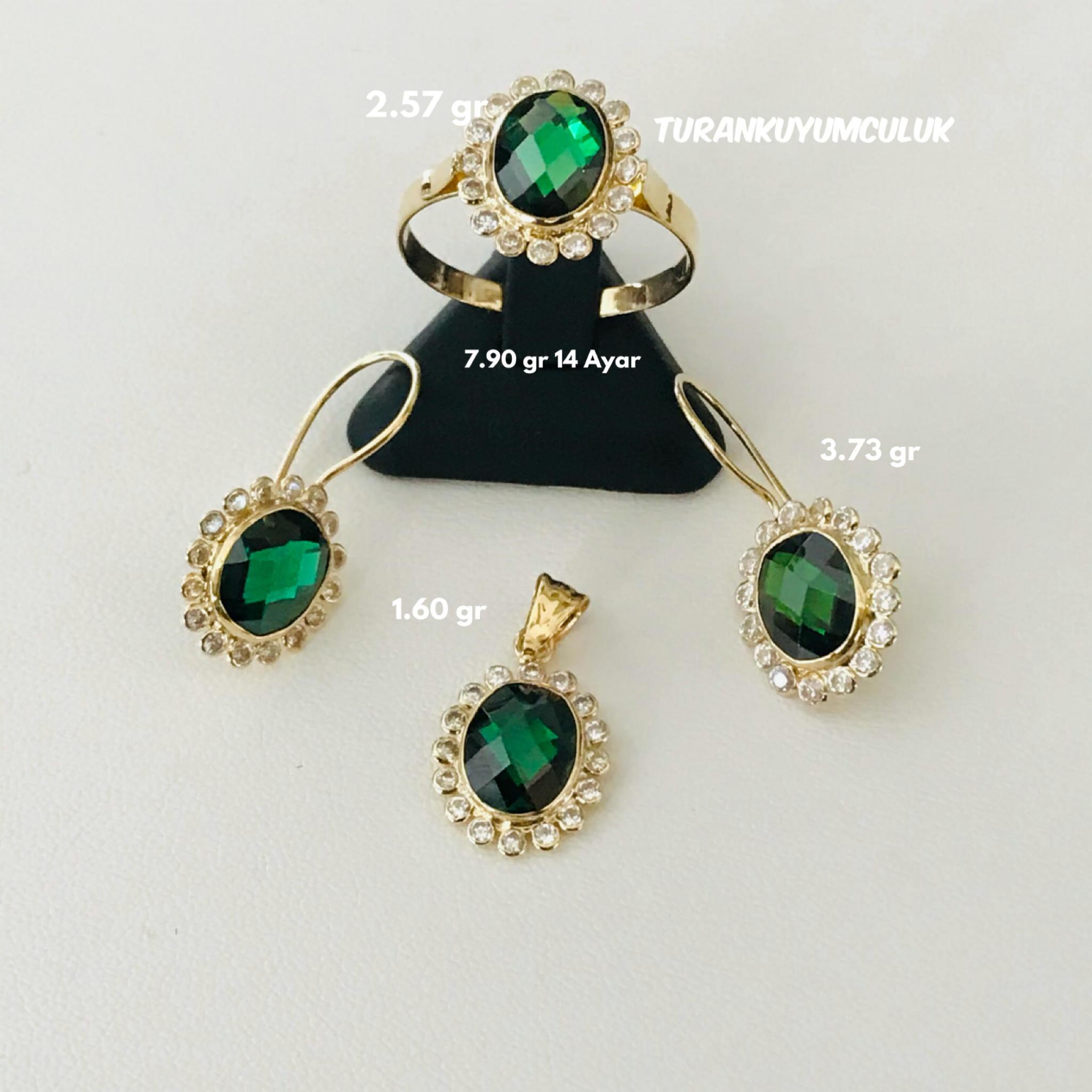 14 Ayar Üçlü Set 7,90 Gr - 14 Ayar