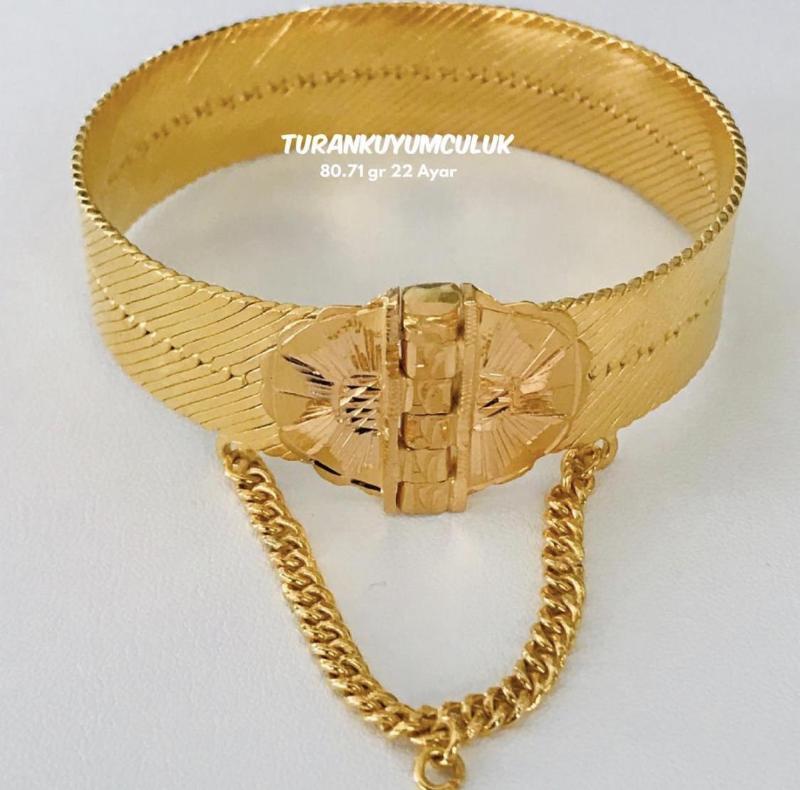 22 Ayar Kelepçe80,71 Gr - 22 Ayar