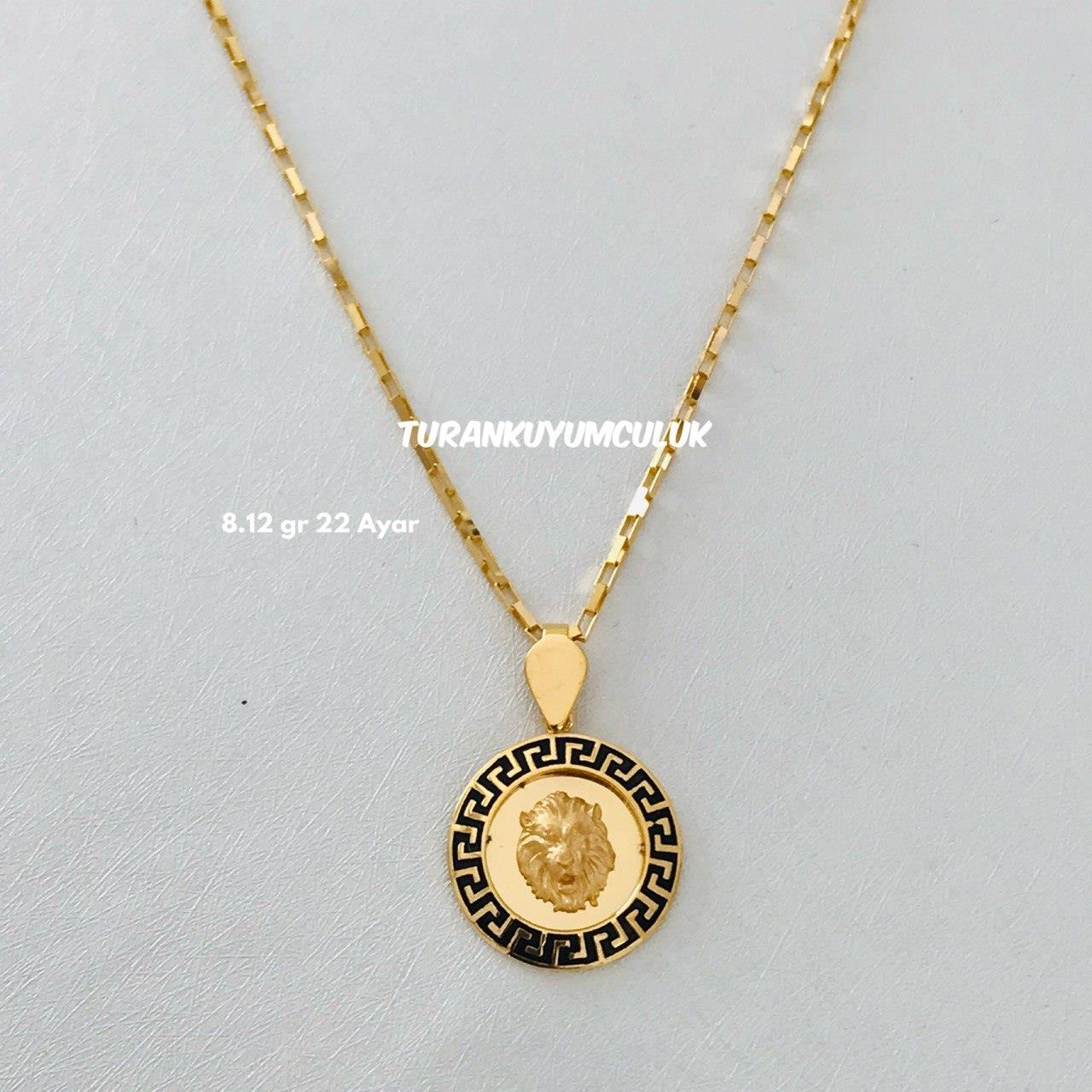 22 Ayar Kolye8,12 Gr - 22 Ayar