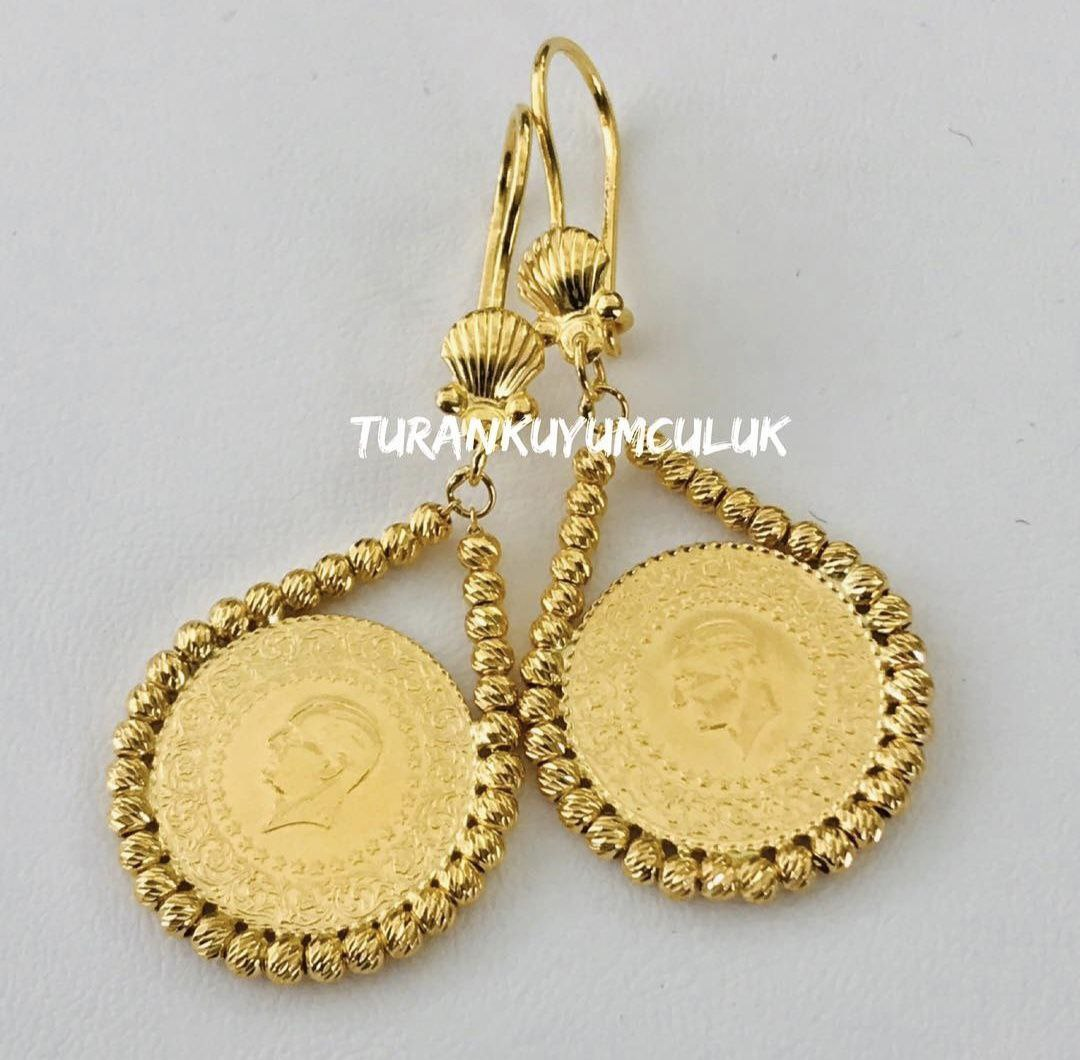 22 Ayar Küpe8,81 Gr - 22 Ayar