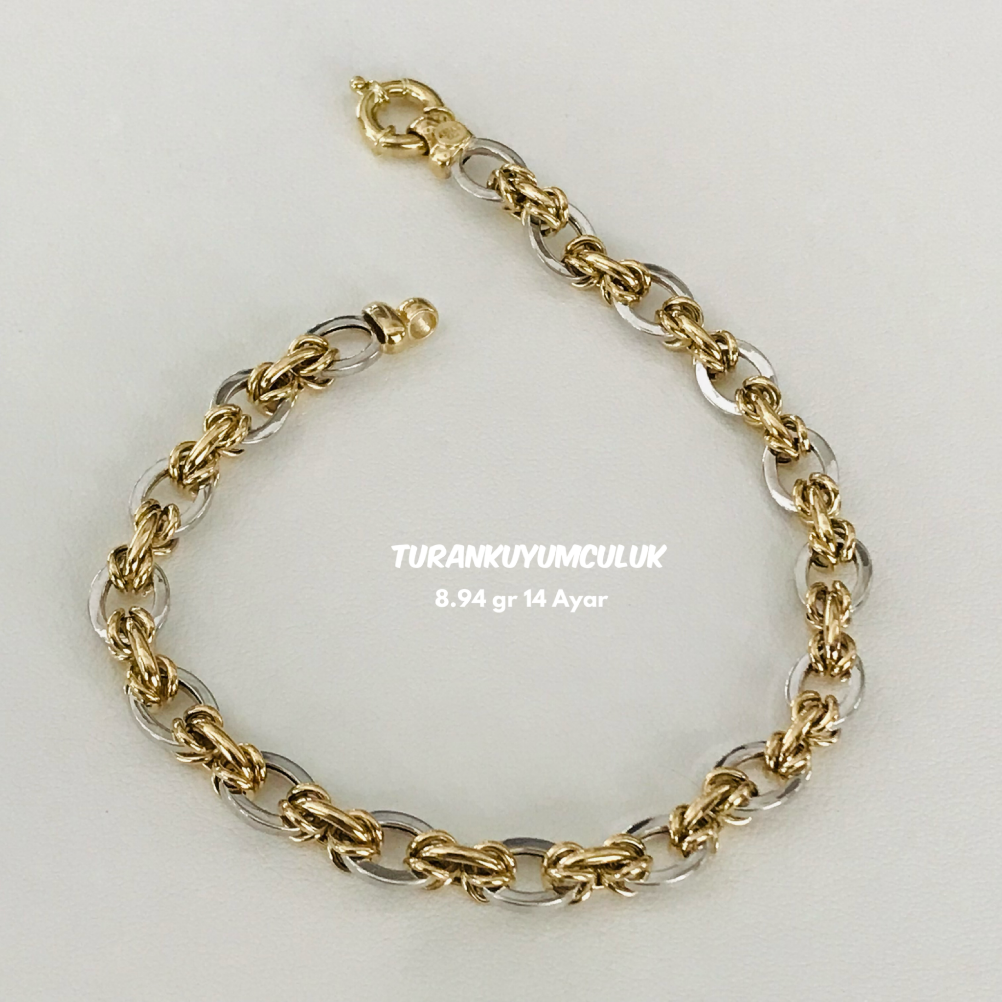 14 Ayar Bileklik8,94 Gr - 14 Ayar