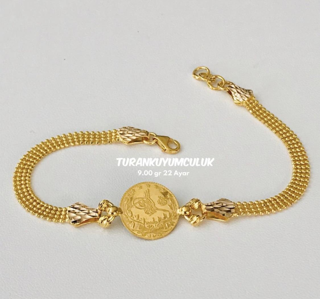 22 Ayar Bileklik9,00 Gr - 22 Ayar