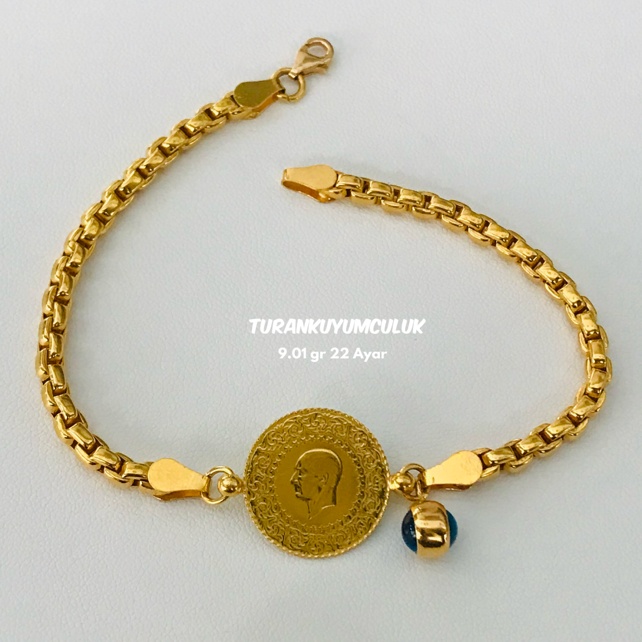22 Ayar Bileklik9,01 Gr - 22 Ayar