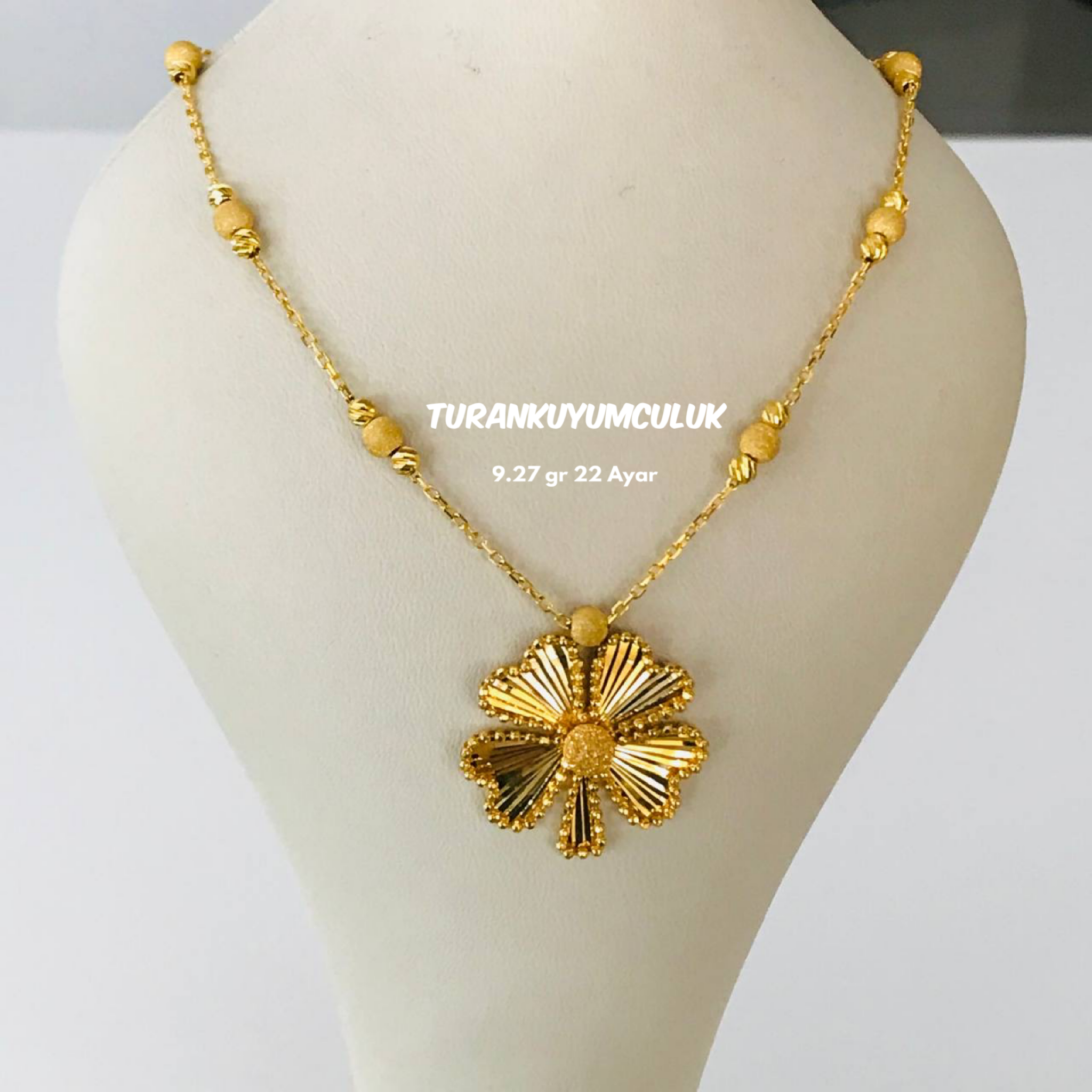 22 Ayar Kolye9,27 Gr - 22 Ayar