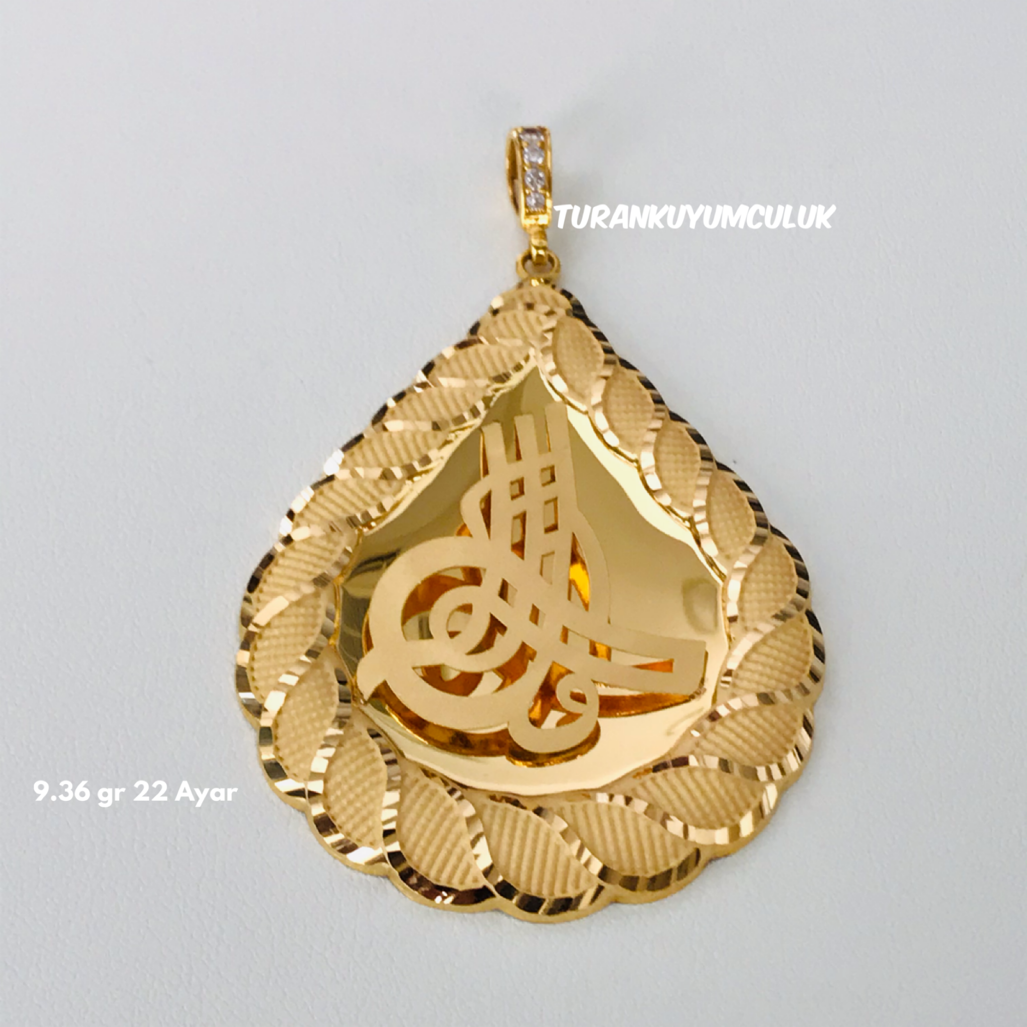 22 Ayar Kolye Ucu9,36 Gr - 22 Ayar