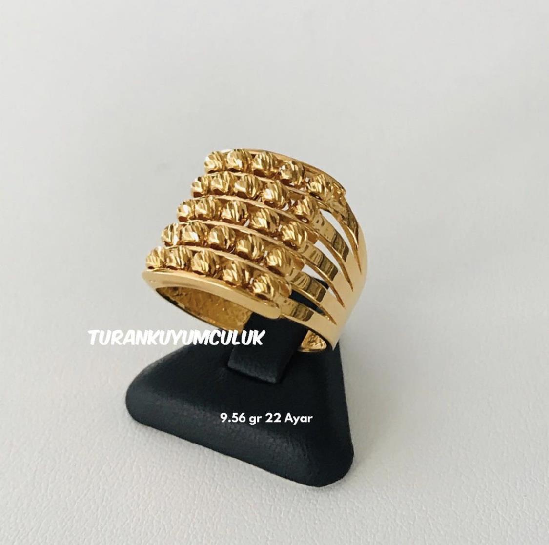 22 Ayar Altın Yüzükler9,56 Gr - 22 Ayar