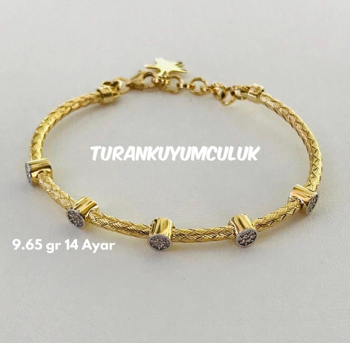14 Ayar Kelepçe9,65 Gr - 14 Ayar