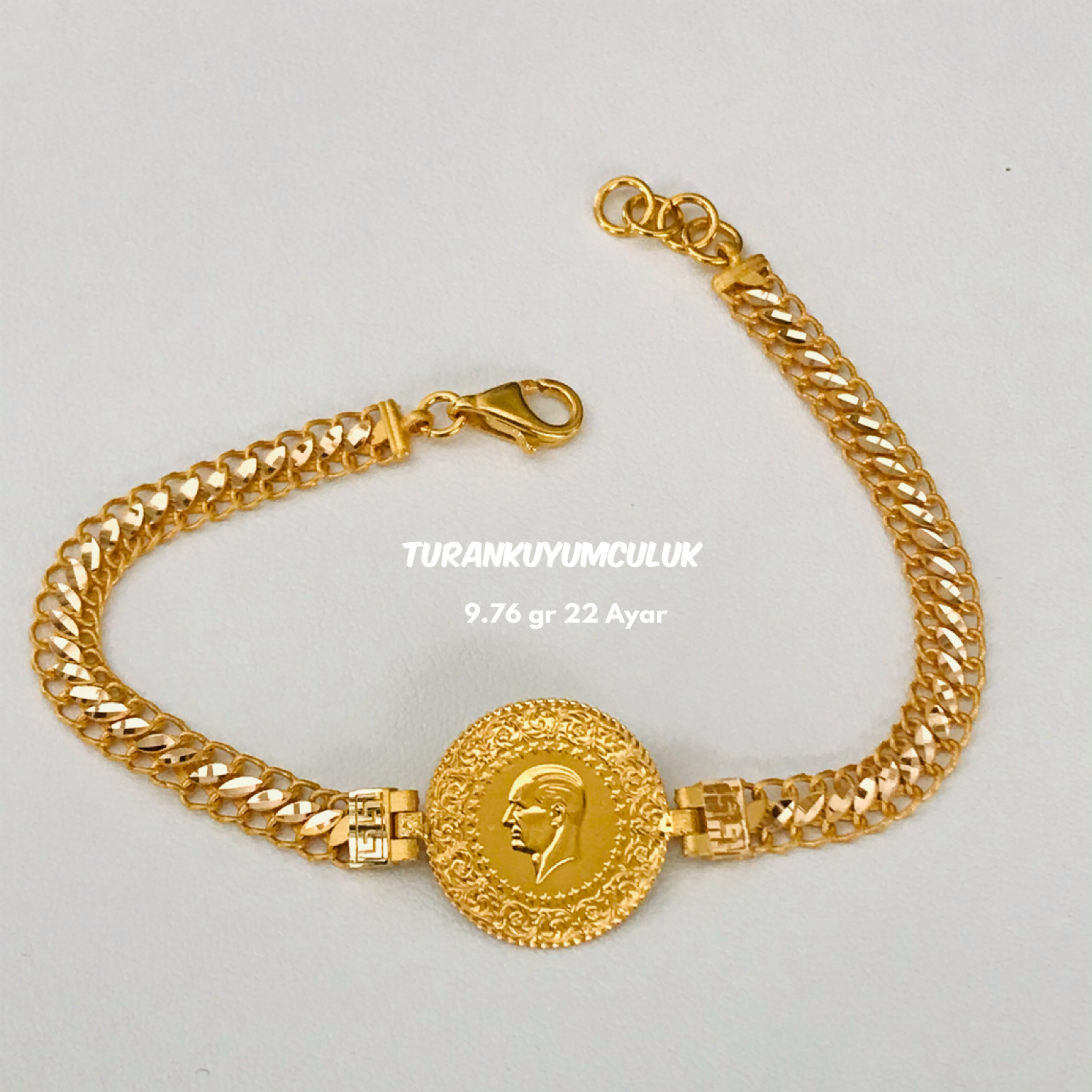 22 Ayar Bileklik9,76 Gr - 22 Ayar