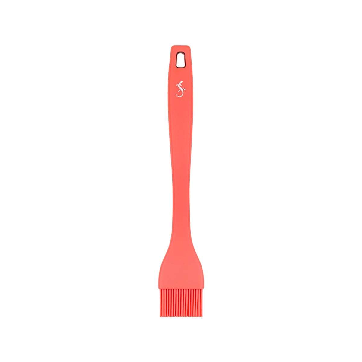 Lurch - Platin Silikon Pasta Fırçası 25,5 cm Somon - Yanmaz, Yapışmaz, Bükülmez, Çizmez, Tat ve Koku Bırakmaz - 240071