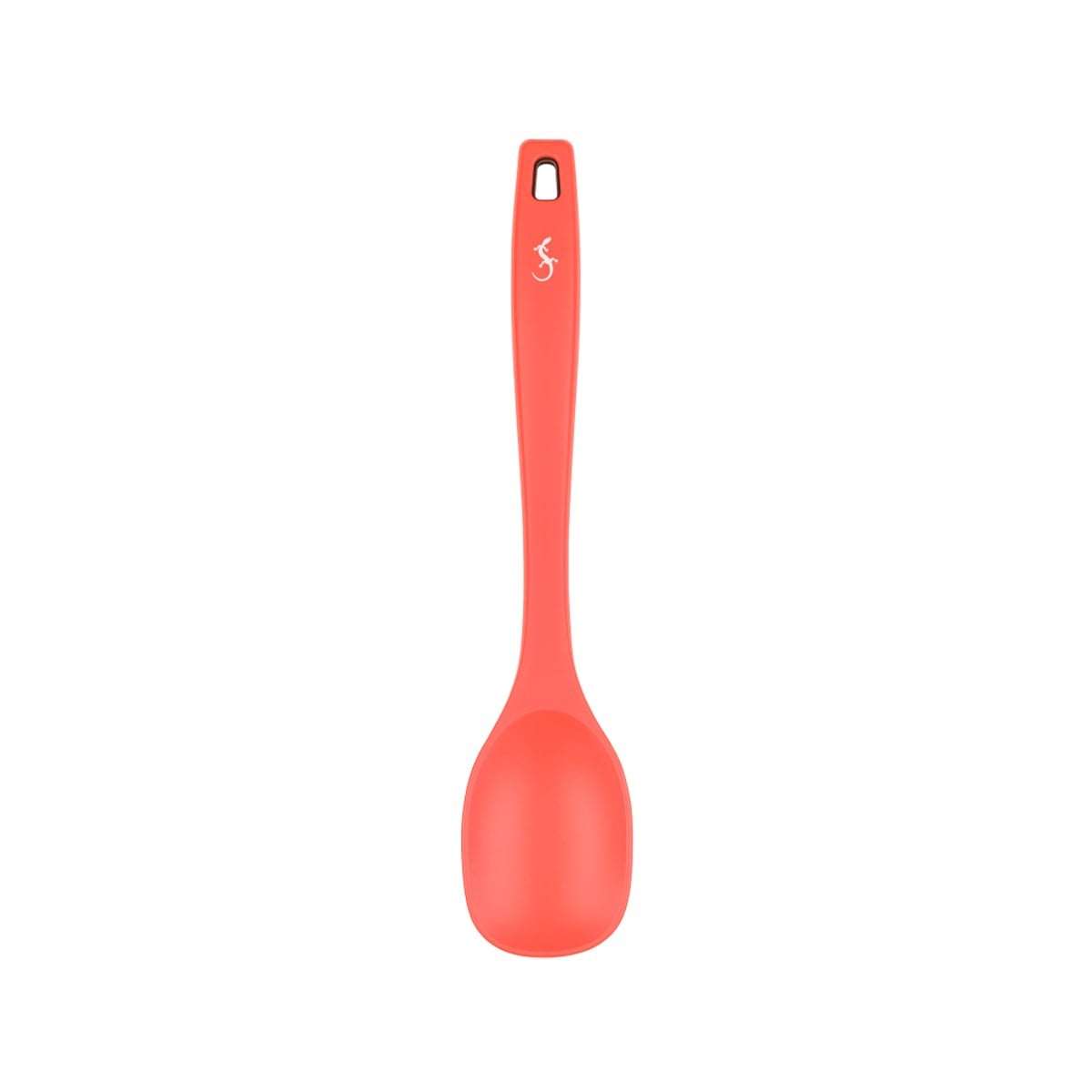 Lurch - Platin Silikon Yemek Kaşığı 28 cm Somon - Yanmaz, Yapışmaz, Bükülmez, Çizmez, Tat ve Koku Bırakmaz - 240061