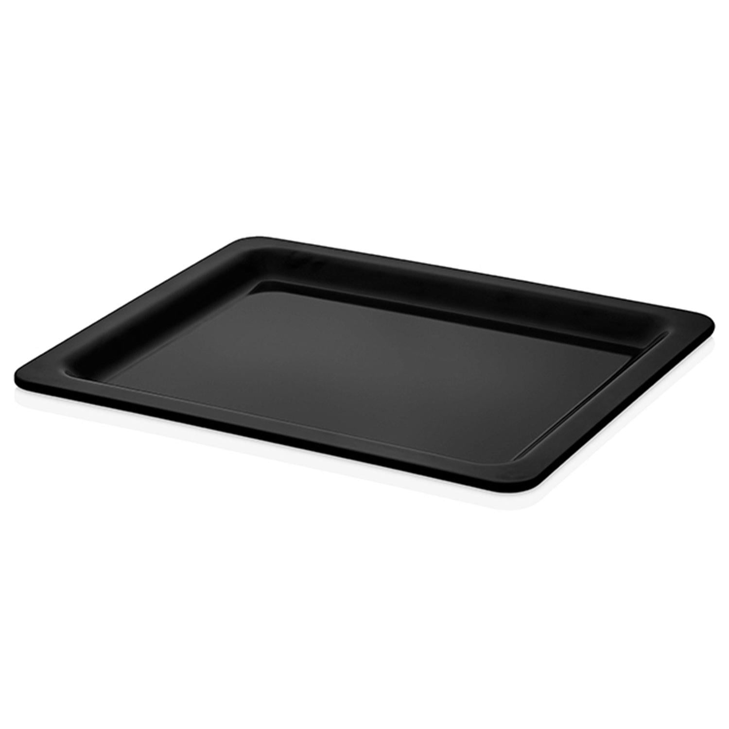 Açık Büfe Sunum Tepsisi 26.5x32.5x2 Cm, Melamin, Siyah, Külsan Thermoset, Açık Büfe Teşhir, Servis, Sunum