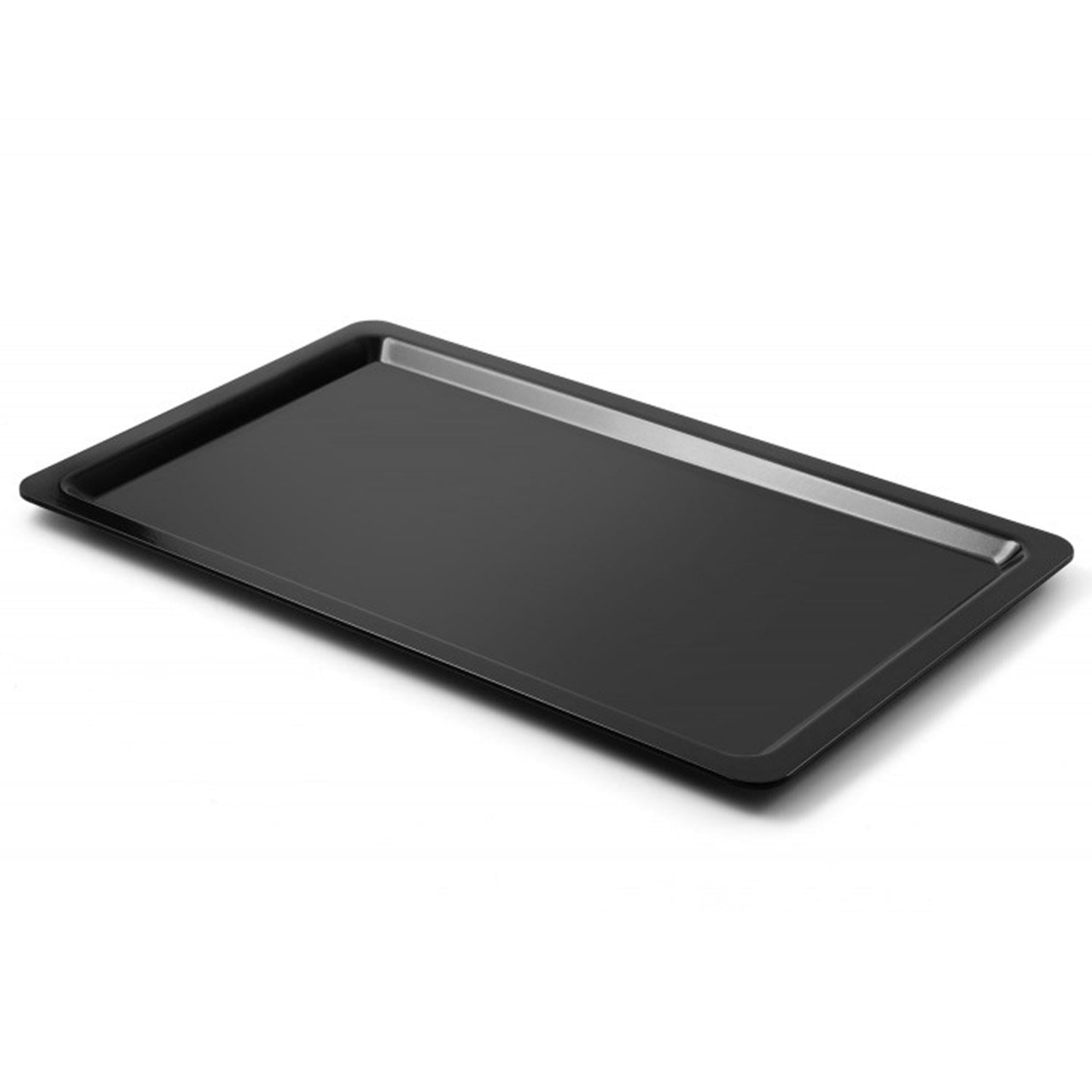 Açık Büfe Sunum Tepsisi 32x52.5x2 Cm, Melamin, Siyah, Külsan Thermoset, Açık Büfe Teşhir, Servis, Sunum