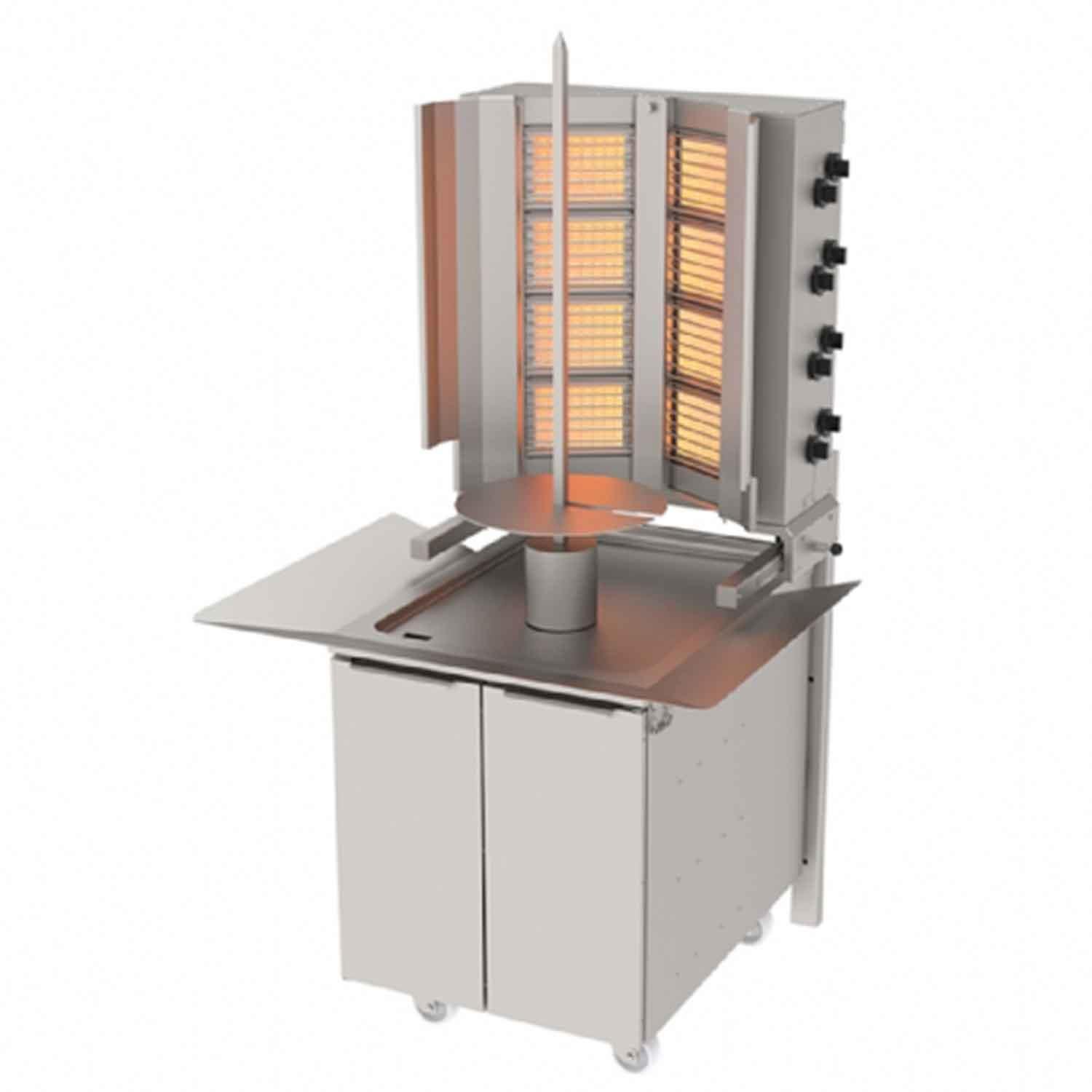 Atalay Döner Makinesi Duvara Monte Gazlı 8 Gözlü, Atalay, Döner Makineleri