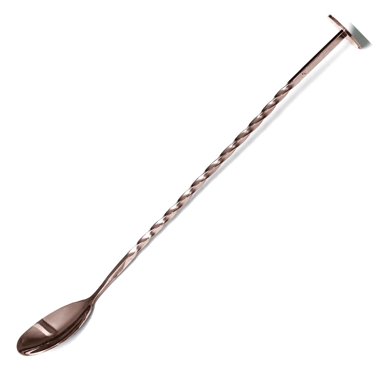 Biradlı Burgulu Bar Kaşık Bakır 27 Cm, BİRADLI, Bar Kaşıkları