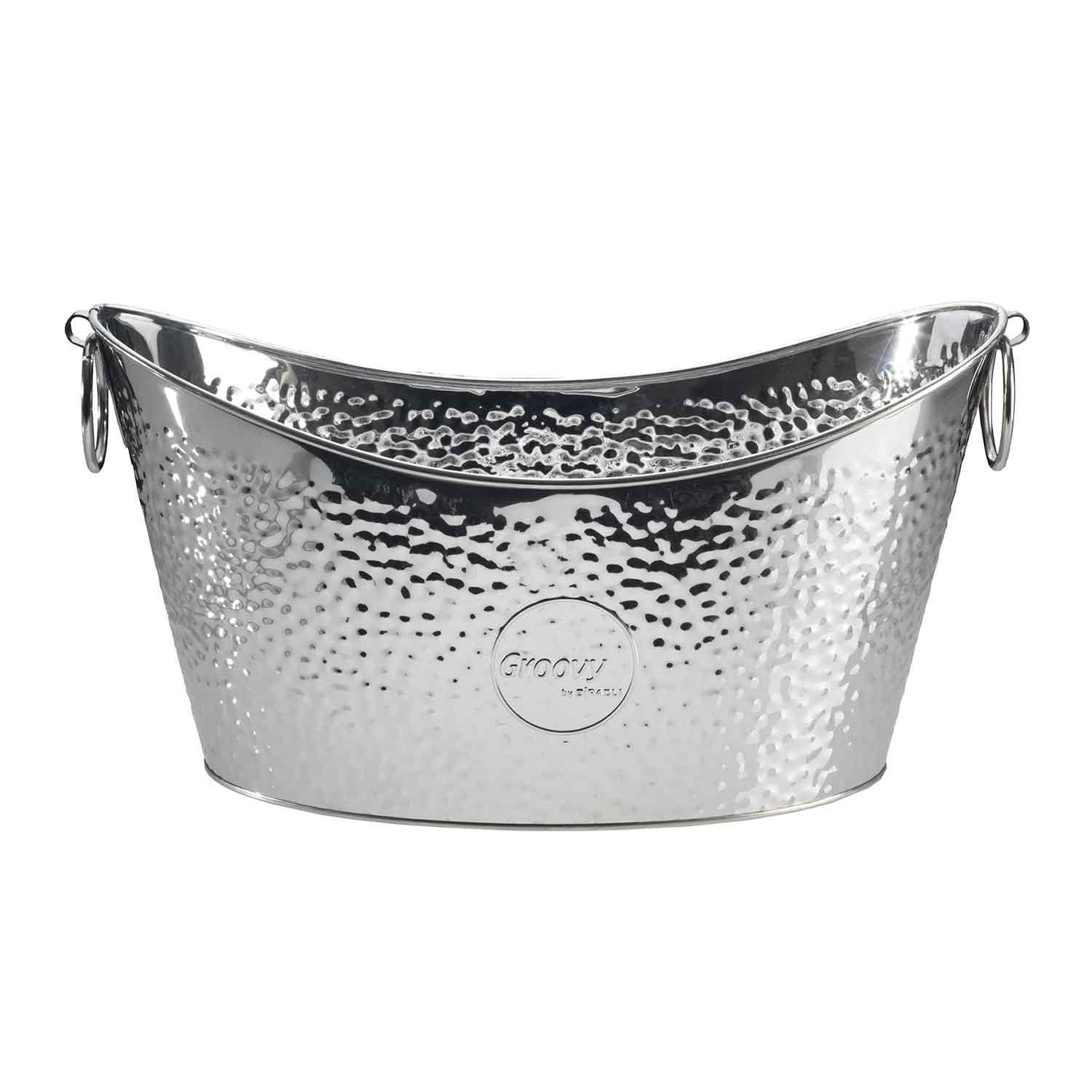 Biradlı Çelik Şişe Kovası 9 Litre, BİRADLI, Şarap Ve Şampanya Kovaları