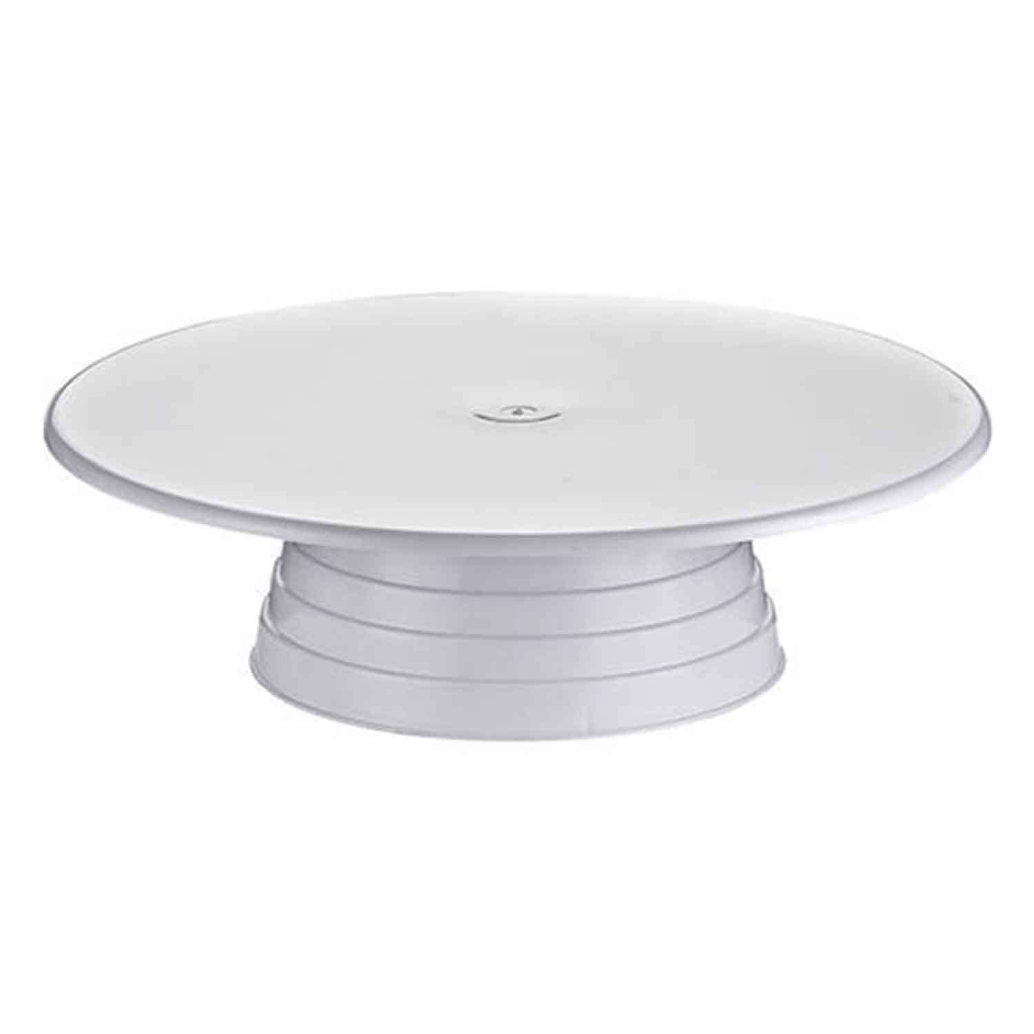 Biradlı Pasta Sıvama Standı, Beyaz 33 Cm, BİRADLI, Pasta Sıvama Standı