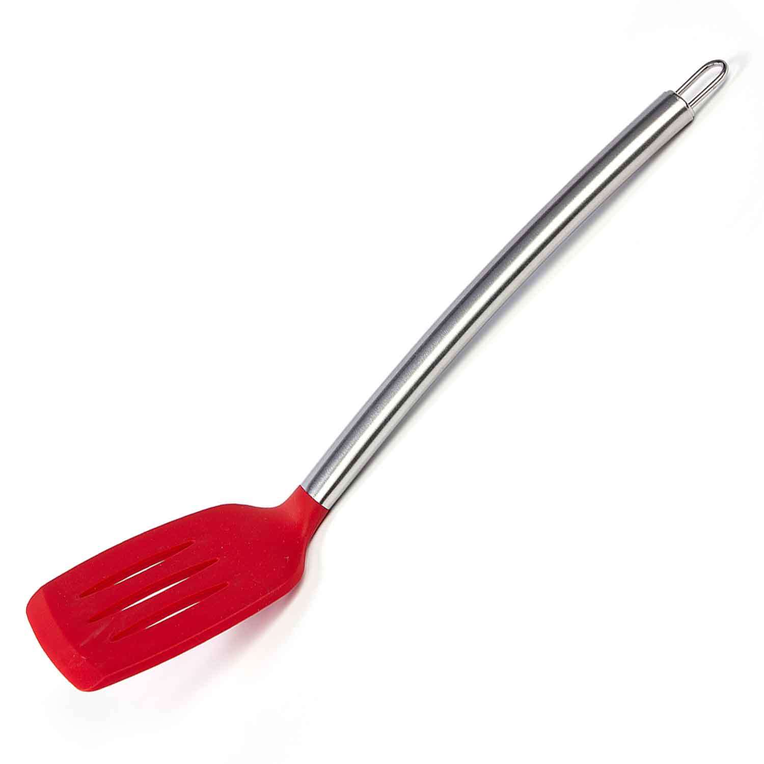 Biradlı Silikon Spatula, Kırmızı, 35 Cm, BİRADLI, Kategorisiz