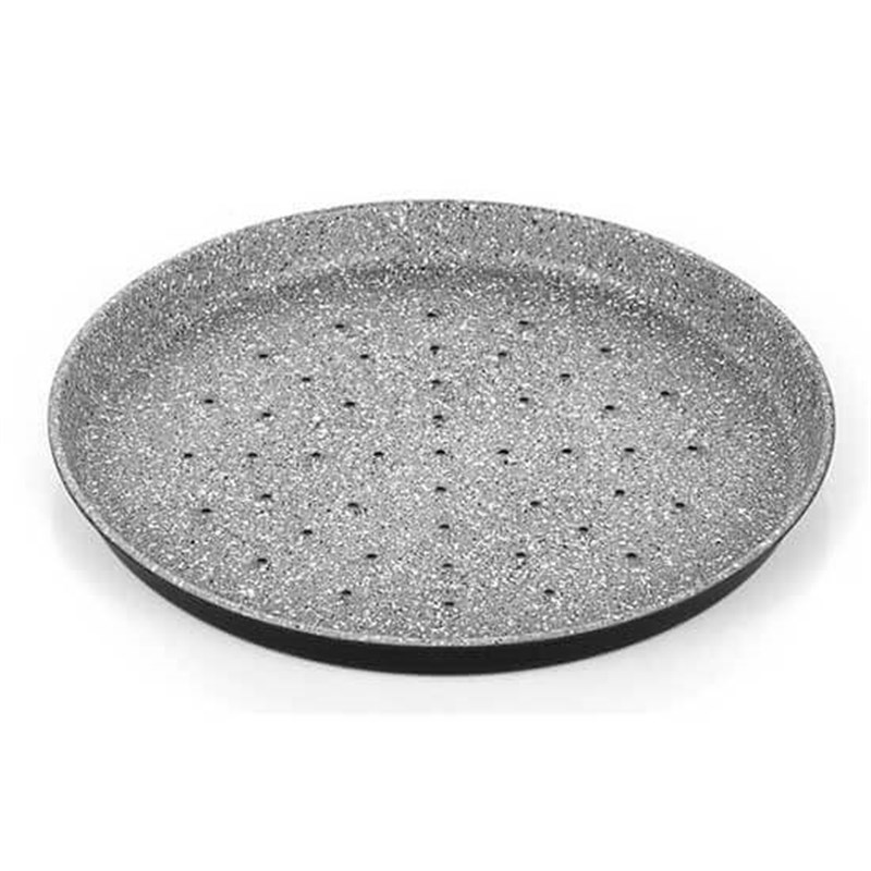 Delikli Granit Kaplamalı Sac Pizza Tavası 20 Cm