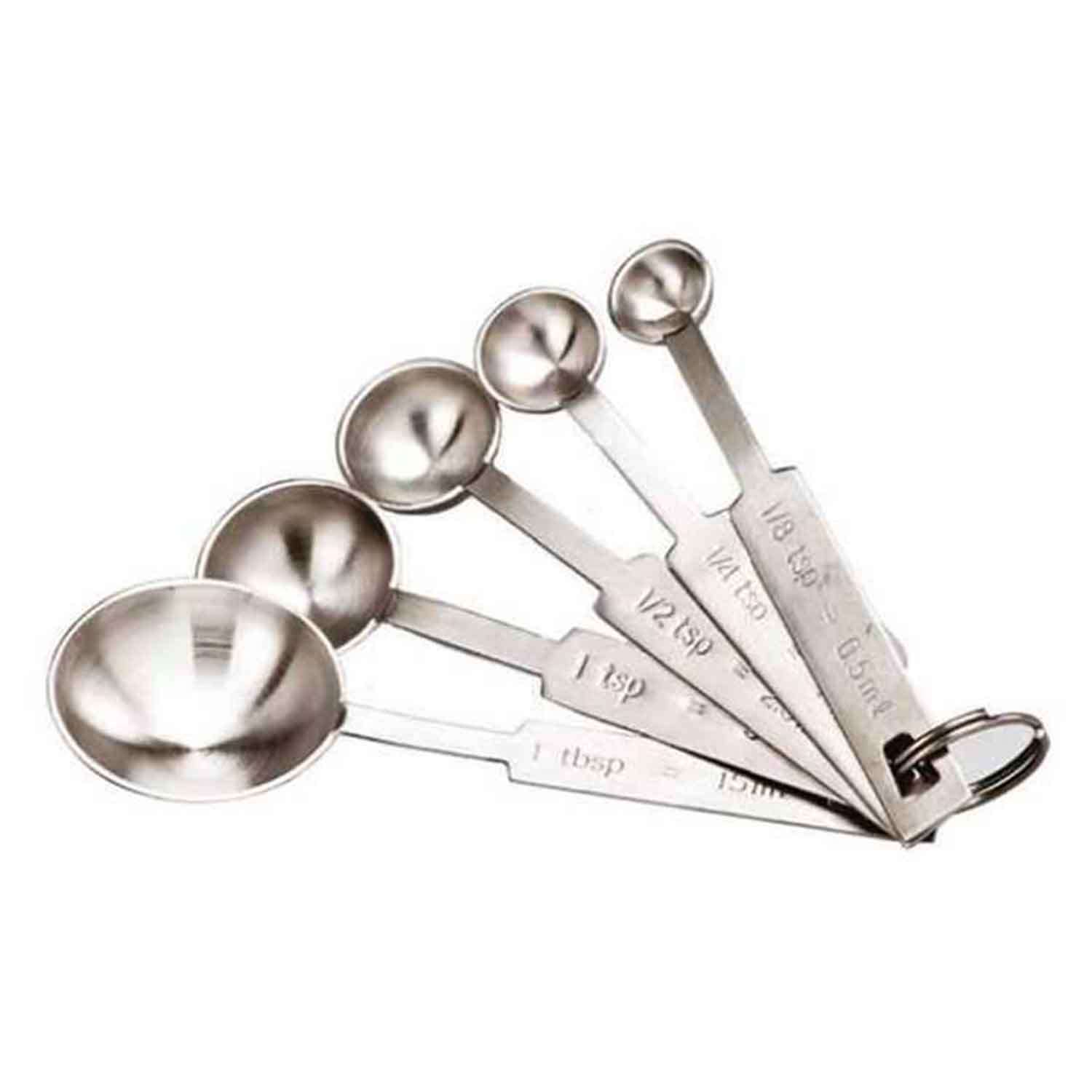 Epinox Çelik Ölçekli Kaşık, 5'Li, EPİNOX, Ölçü Kabı