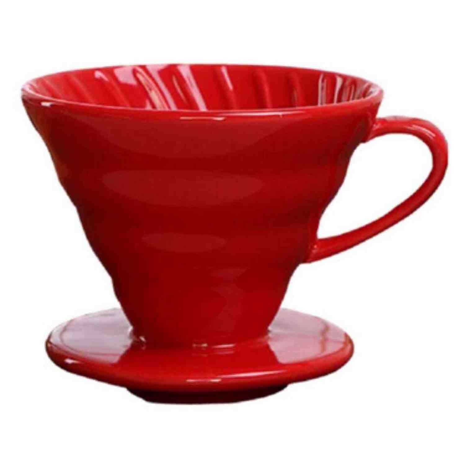 Epinox Dripper Seramik Kahve Demleme, Kırmızı