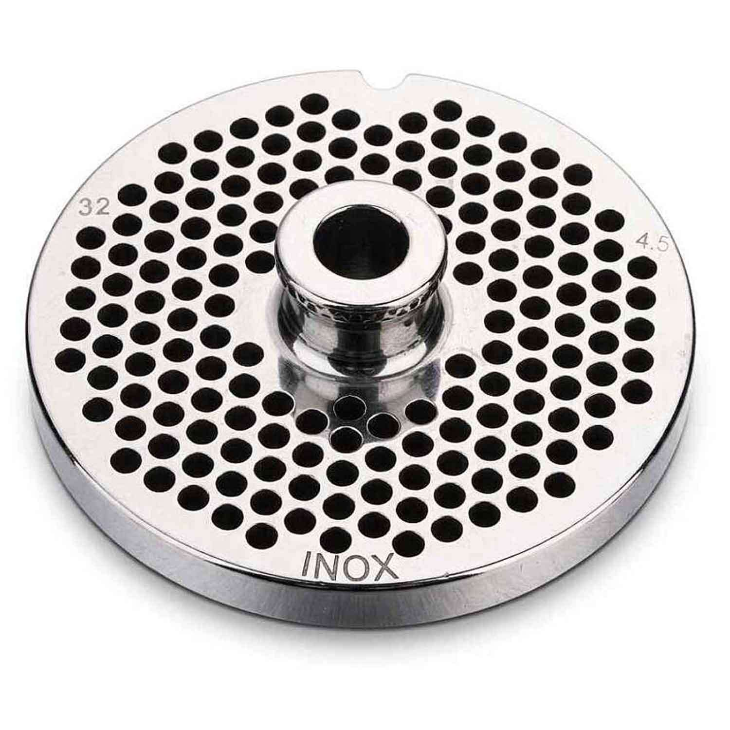 Epinox Kıyma Makinesi Aynası, Çelik 32 Lik, 4.5 mm, EPİNOX, Et Kıyma Makinesi Yedek Parça