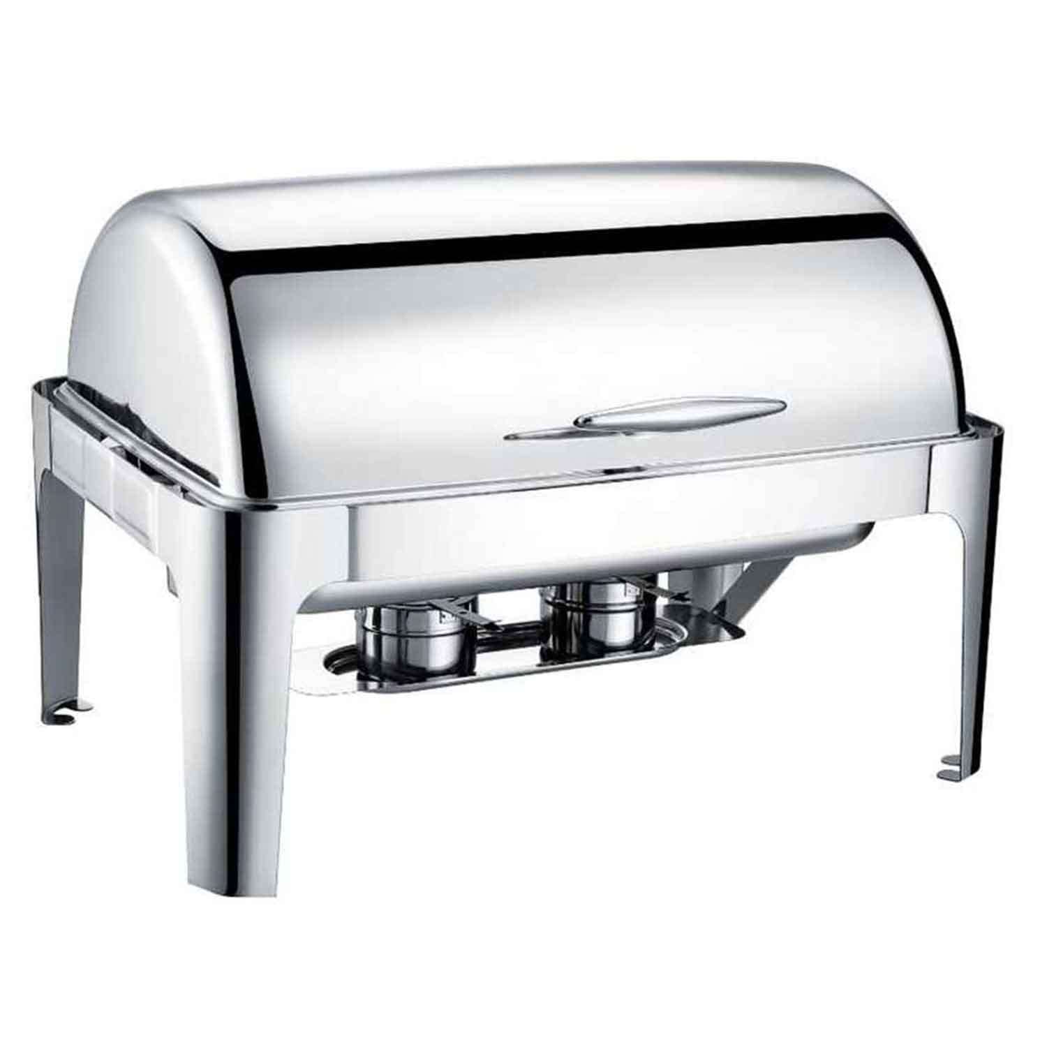 Epinox Reşo Chafing Dish Roltop, 9 L, Jel Yakıtlı, Kızaklı