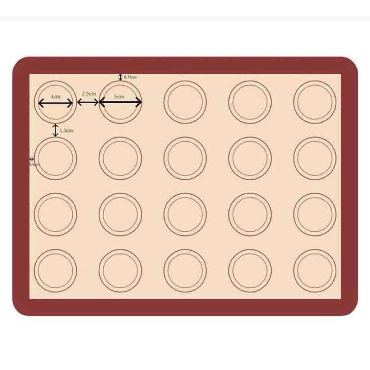 Epinox Silikon Makaron Mat, 40X30 Cm