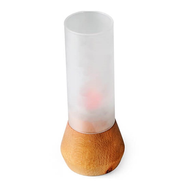 Groovy Ahşap Şamdan Köşeli