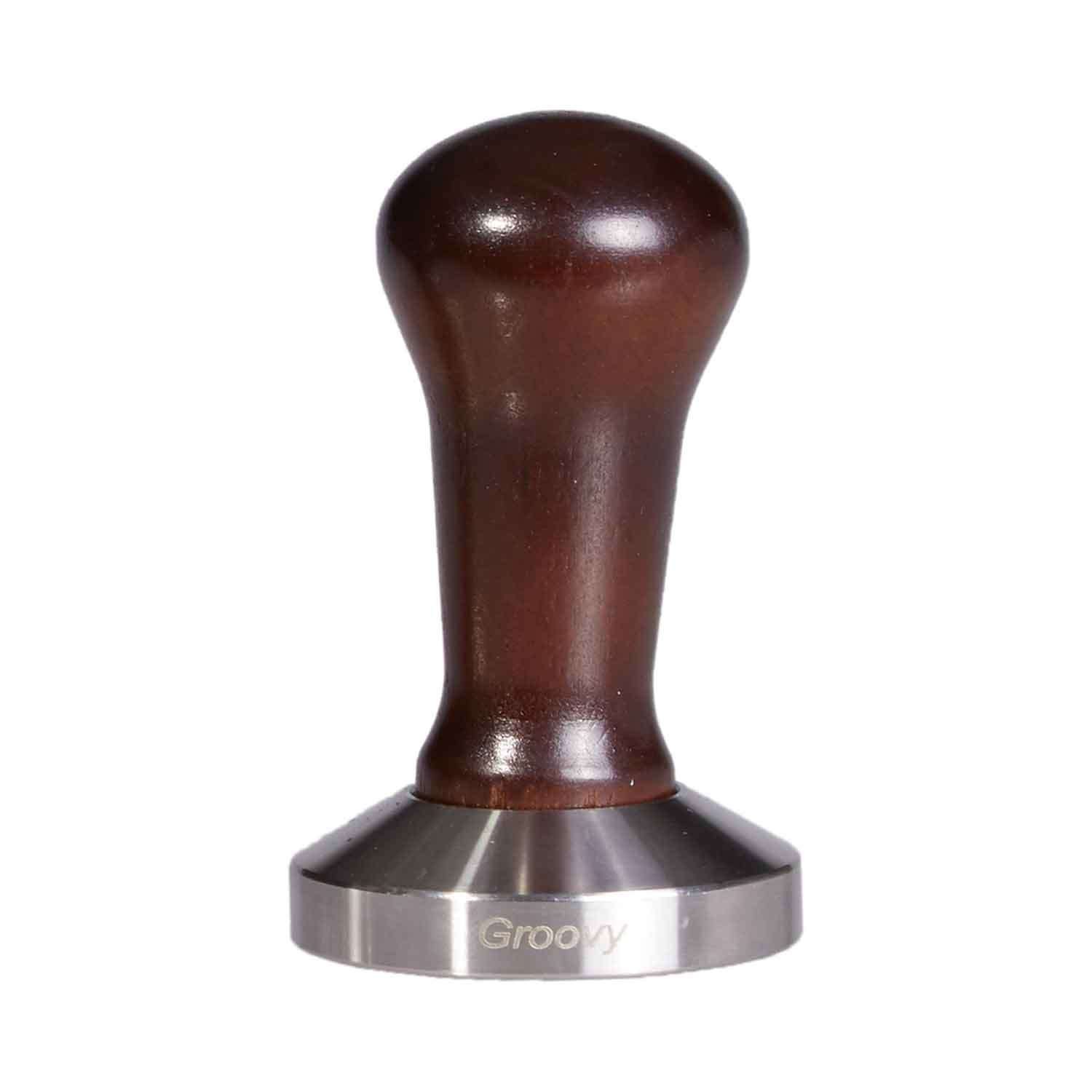 Groovy Çelik Kahve Tamper, Kahverengi, 58 mm, Groovy, Tamperler